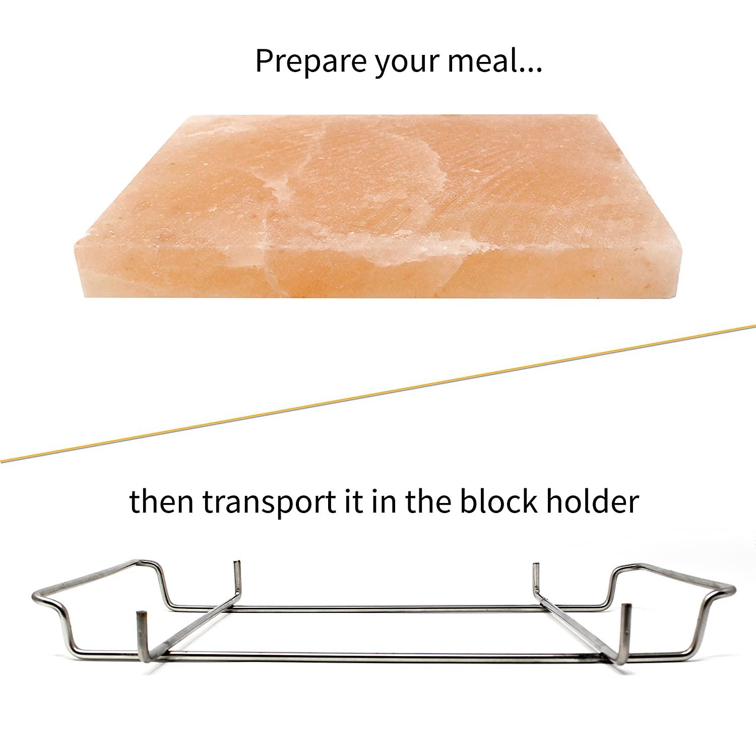 UMAID Himalayan Salt Block Cooking Plate 12x8x1.5 Food Grade Salt