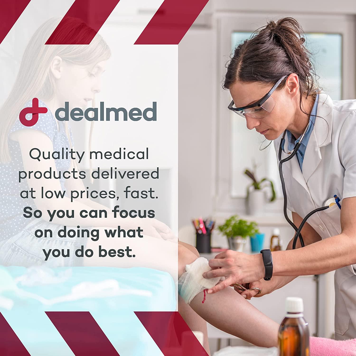 Dealmed Sterile Gauze Pads 600 Count - 4x4 Inch Medical Wound Dressings