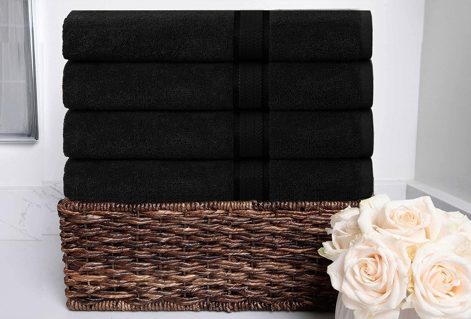COTTON CRAFT Ultra Soft Oversized Bath Towels - 4 Pack Extra Large Bath  Towel Set - 30x54 - Absorbent Everyday Luxury Hotel Spa Gym Shower Beach  Pool Camp Travel Dorm - 100%