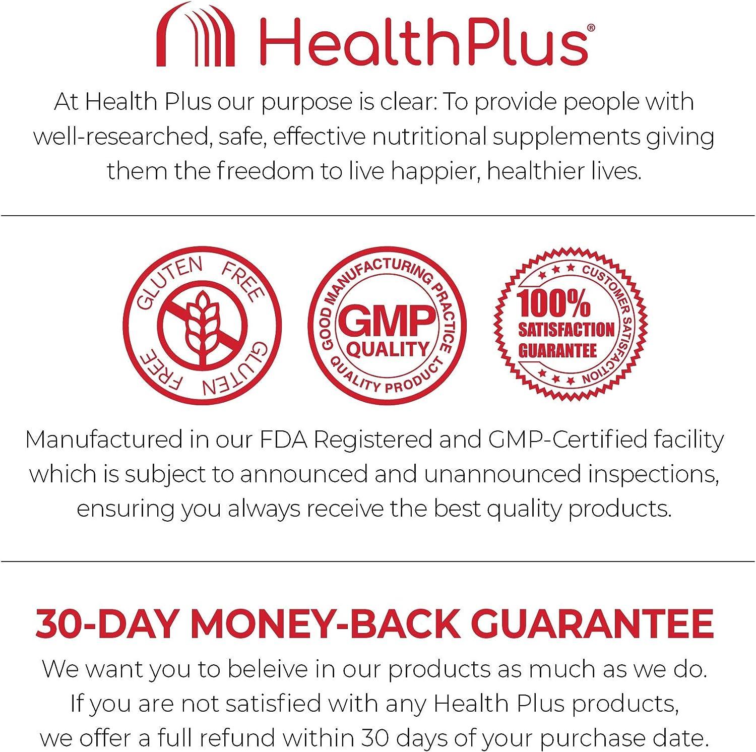 Health Plus Herbal Detox+ 10-Day Cleanse | 40 Capsules | 20 Servings ...