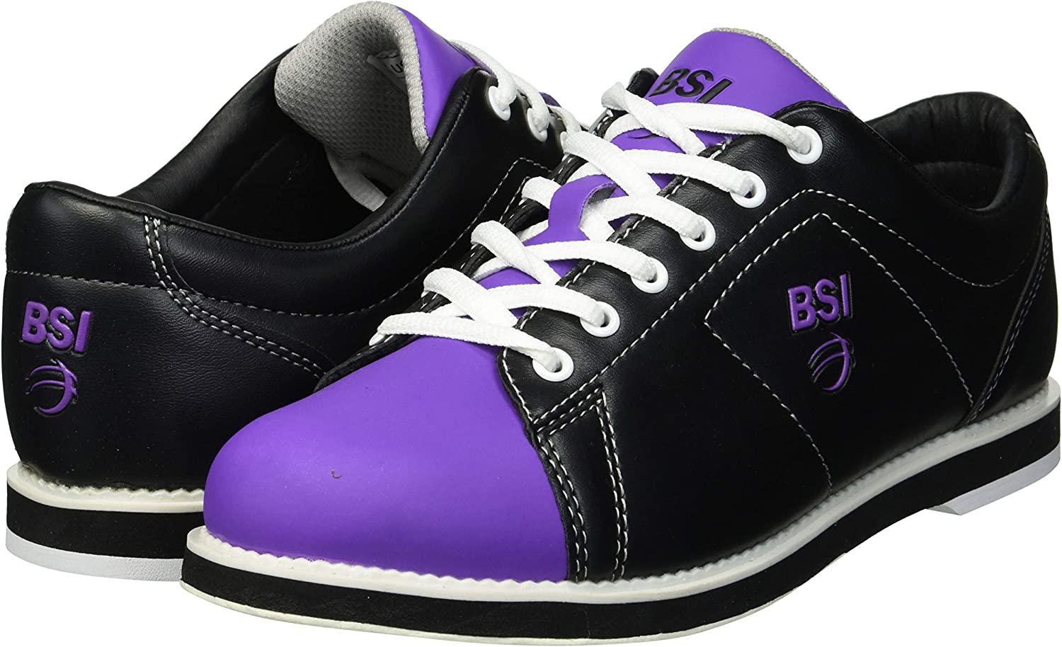 BSI Women's Classic Bowling Shoe 5.0 Black/Purple Stylish and