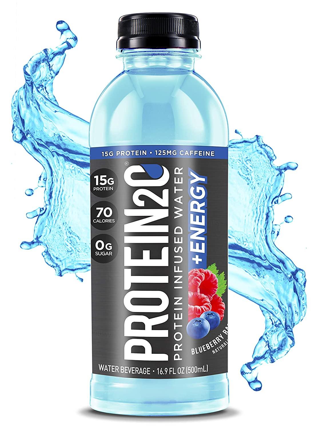 Protein2o 15g Whey Protein Infused Water Plus Energy, Variety Pack, 16.9 oz  Bottle (12 Count) : Everything Else 