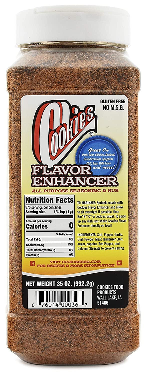 Cookies Flavor Enhancer All Purpose Seasoning 35 oz Enhance the