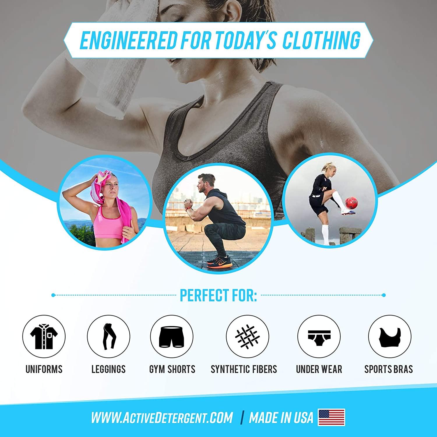 Active Wear Laundry Detergent & Soak Formulated for Sweat and Workout