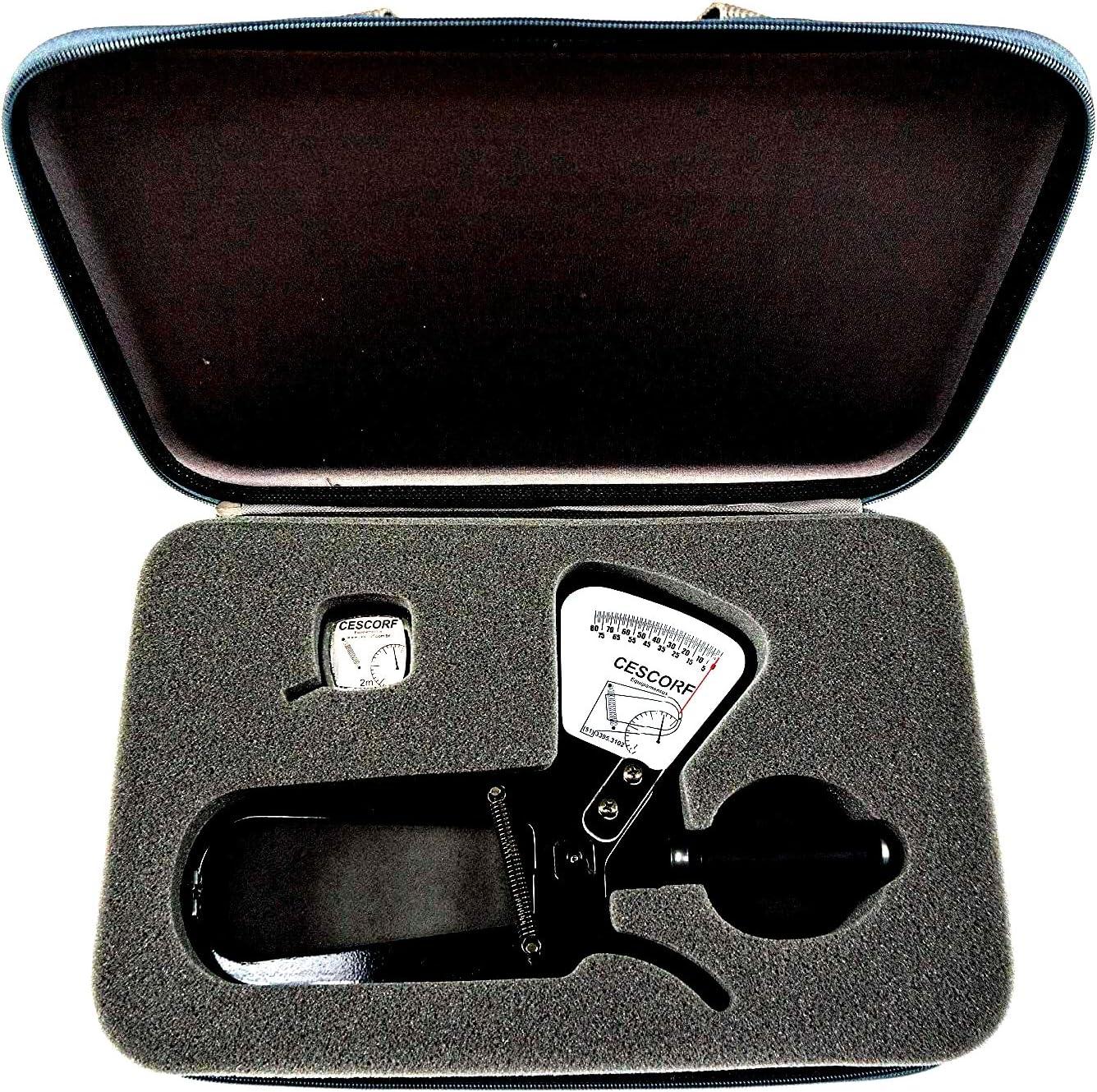 Cescorf Skinfold Body Fat Caliper with Case and Anthropometric Tape
