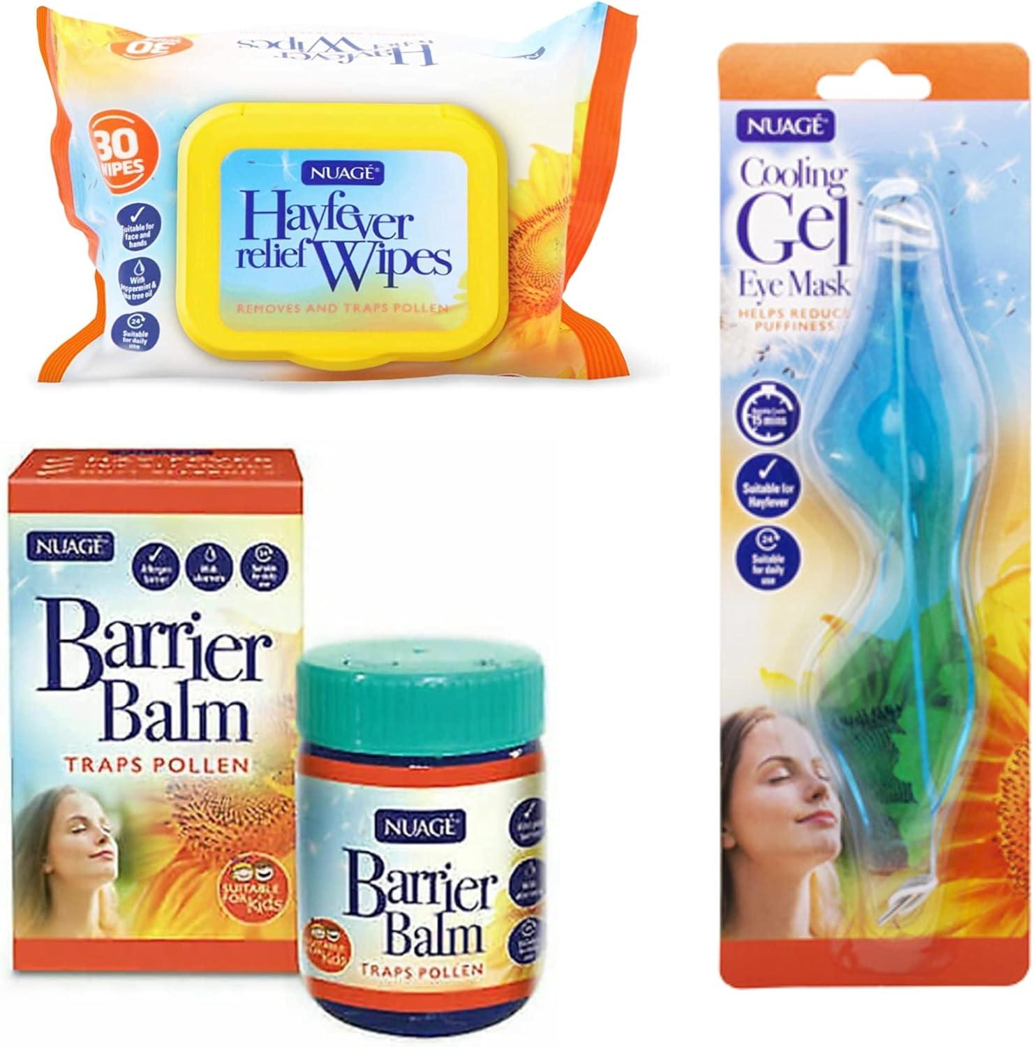 Nuage Hayfever Essential Kit Includes 30 Resealable Relief Wipes 1