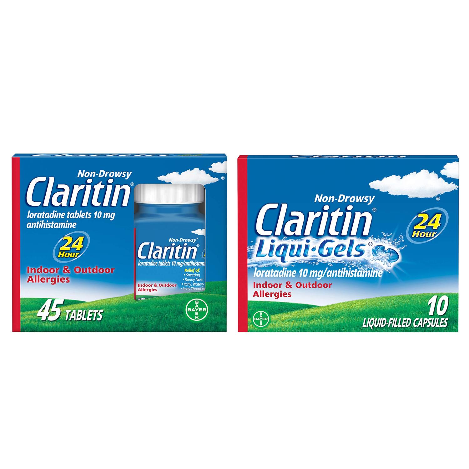 Claritin 24 Hour Non Drowsy Allergy Medicine Bundle Pack Prescription