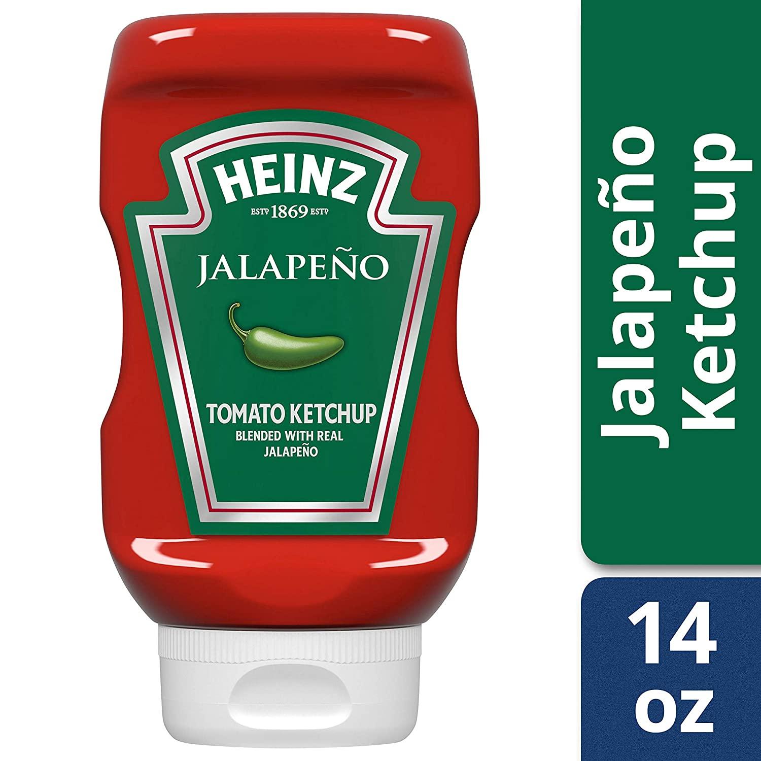 Heinz Kosher GF Jalapeno Blend Tomato Ketchup 2 Pack (28 oz each