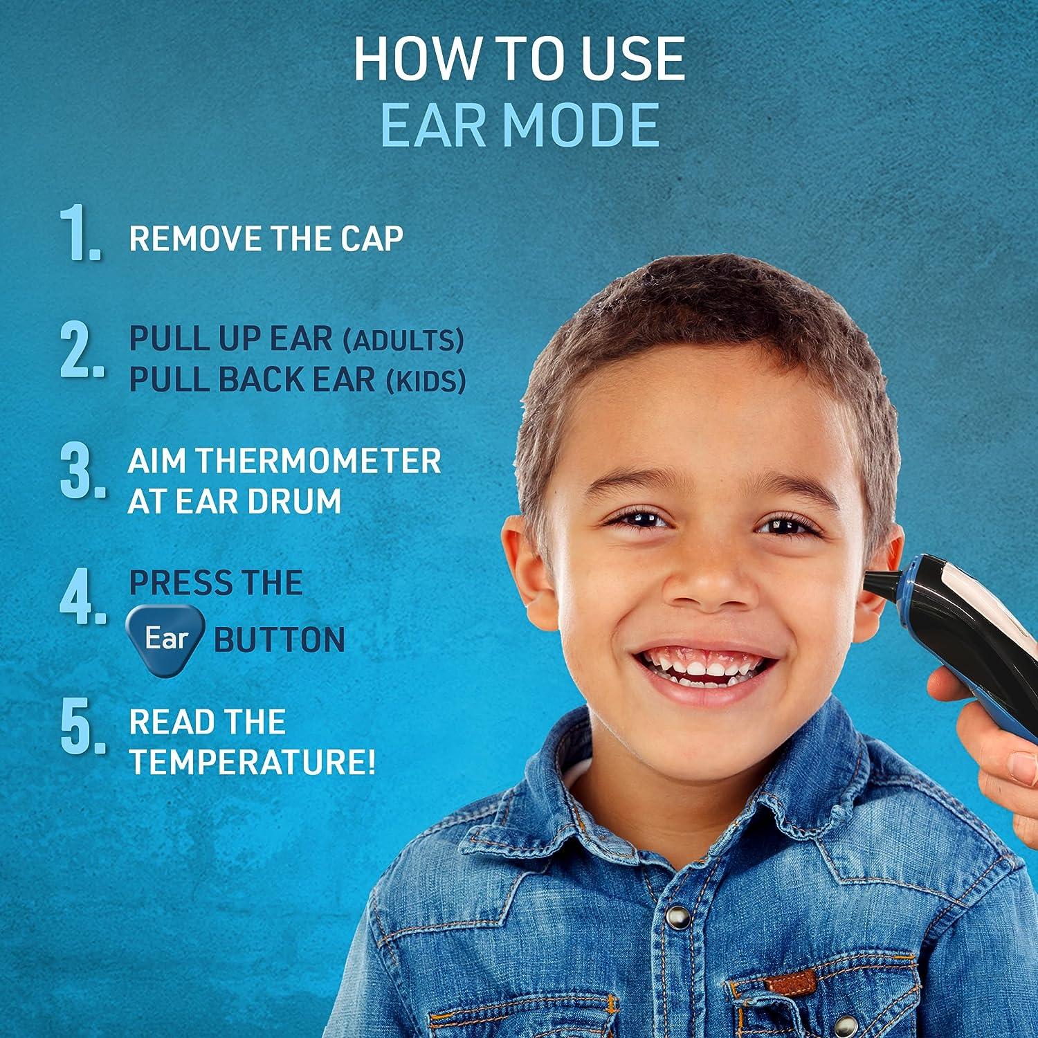 iProven Ear and Forehead Thermometer Dual Mode 1 Second Accurate