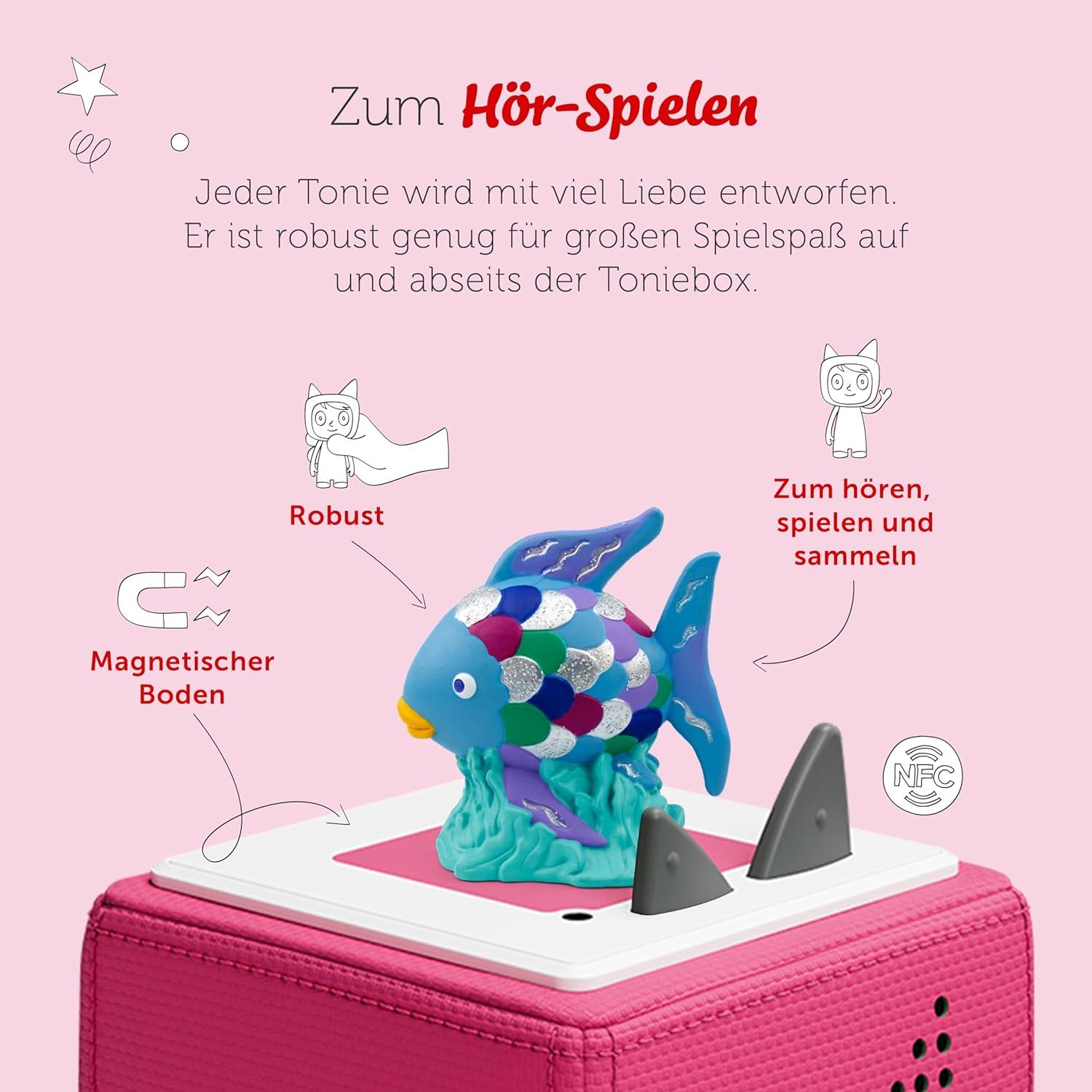 Tonies Figuras De Audio Para Toniebox, Cuentos De Hadas Favoritos - El Gato Con Botas Y Otros 3 Cuentos De Hadas, Libro De Audio Para Niños A Partir De 3 Años