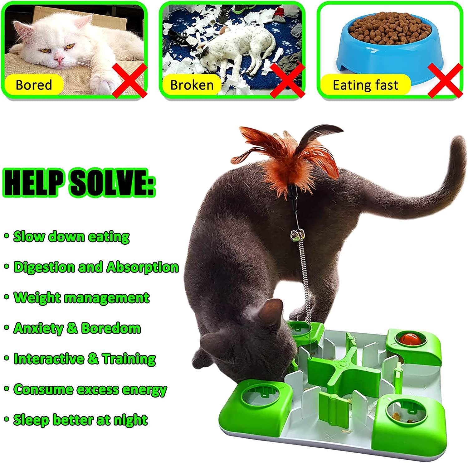 Pet Puzzle Toys Cat Puzzle Toys Puzzle Feeding Toys For Pet