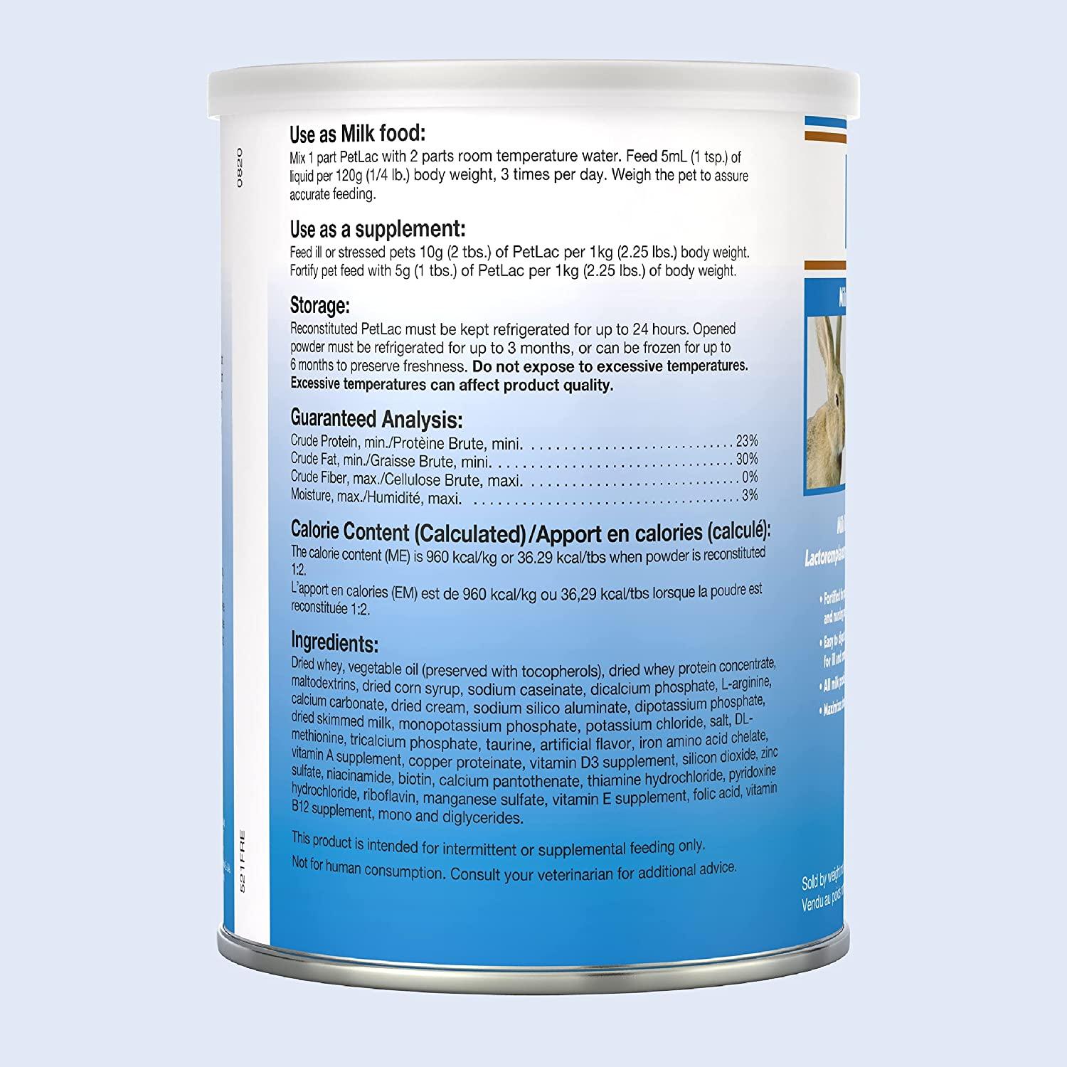 PetAg Petlac Milk Powder Food Source for Orphaned Animals Similar