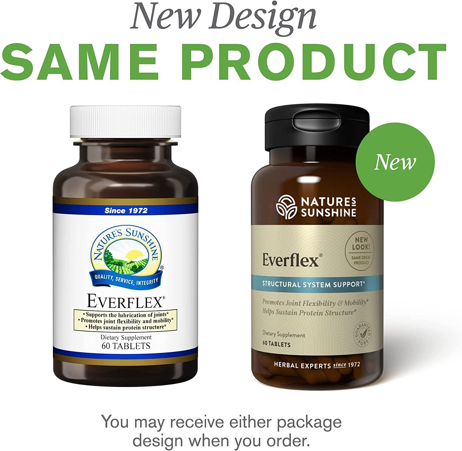 Nature's Sunshine EverFlex with Hyaluronic Acid, 60 Tablets, Powerful