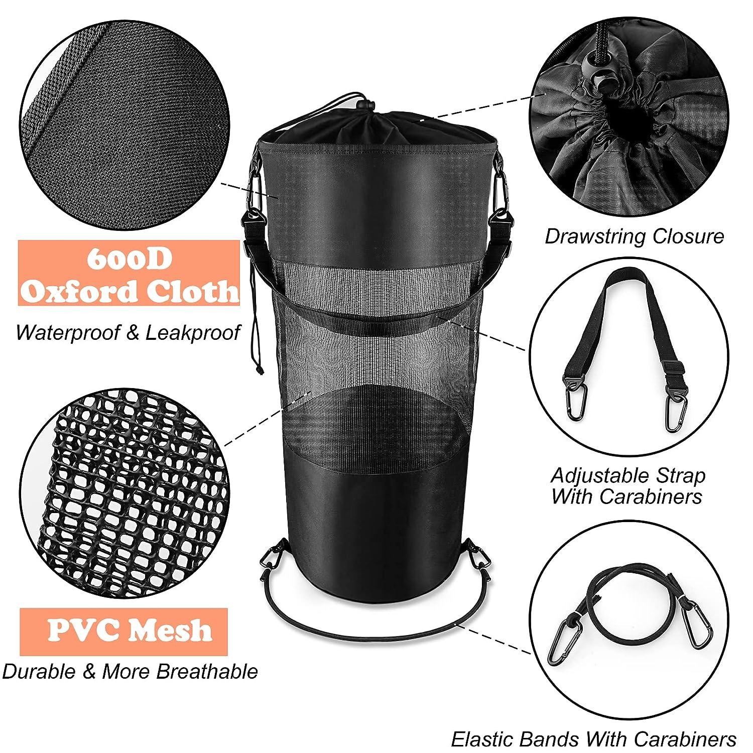 Pecihiko Boat Trash Bags, Collapsible & Reusable Mesh Boats Trash Can