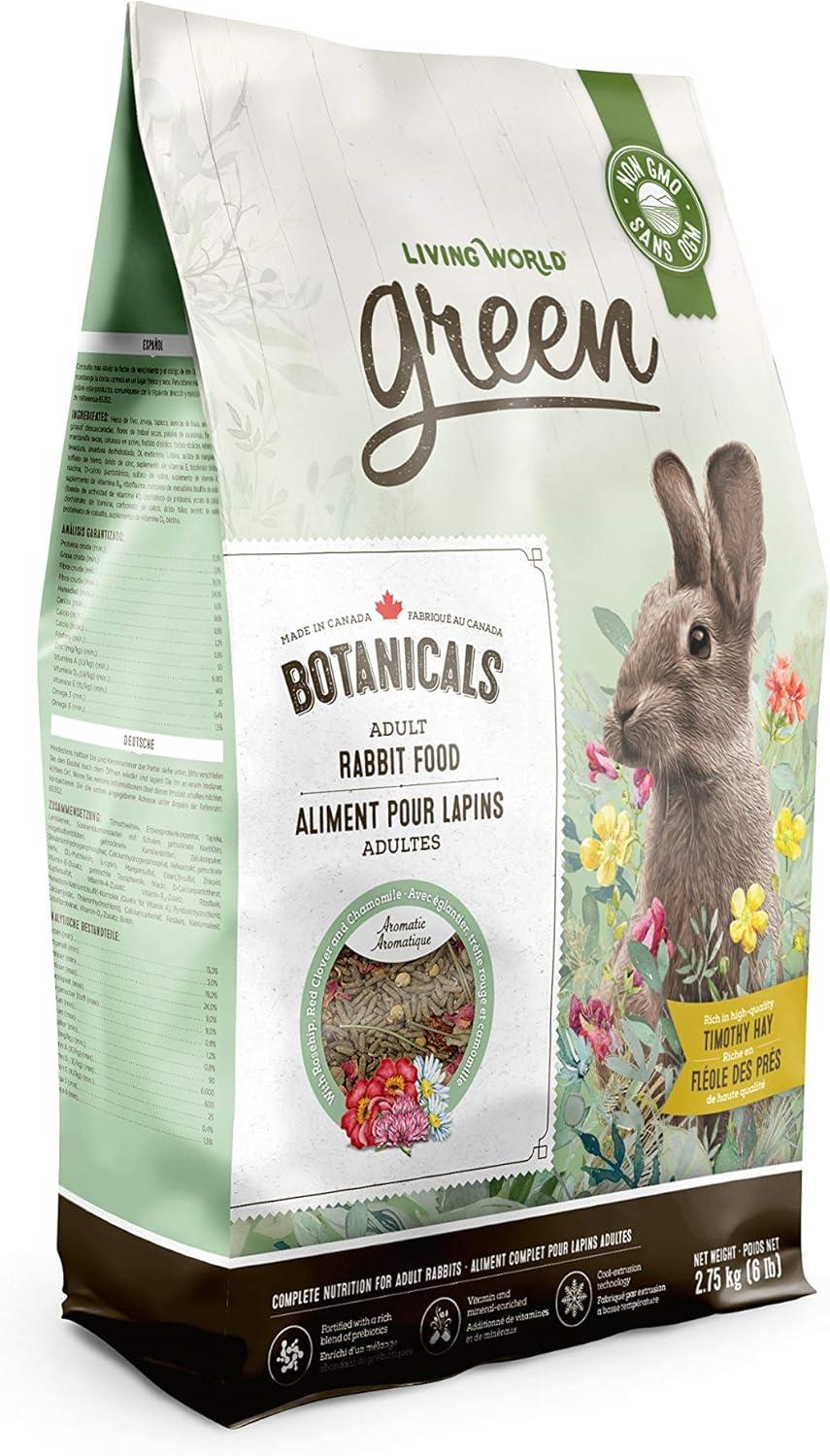 Living World Green Botanicals Adult Rabbit Food kg (6 lb