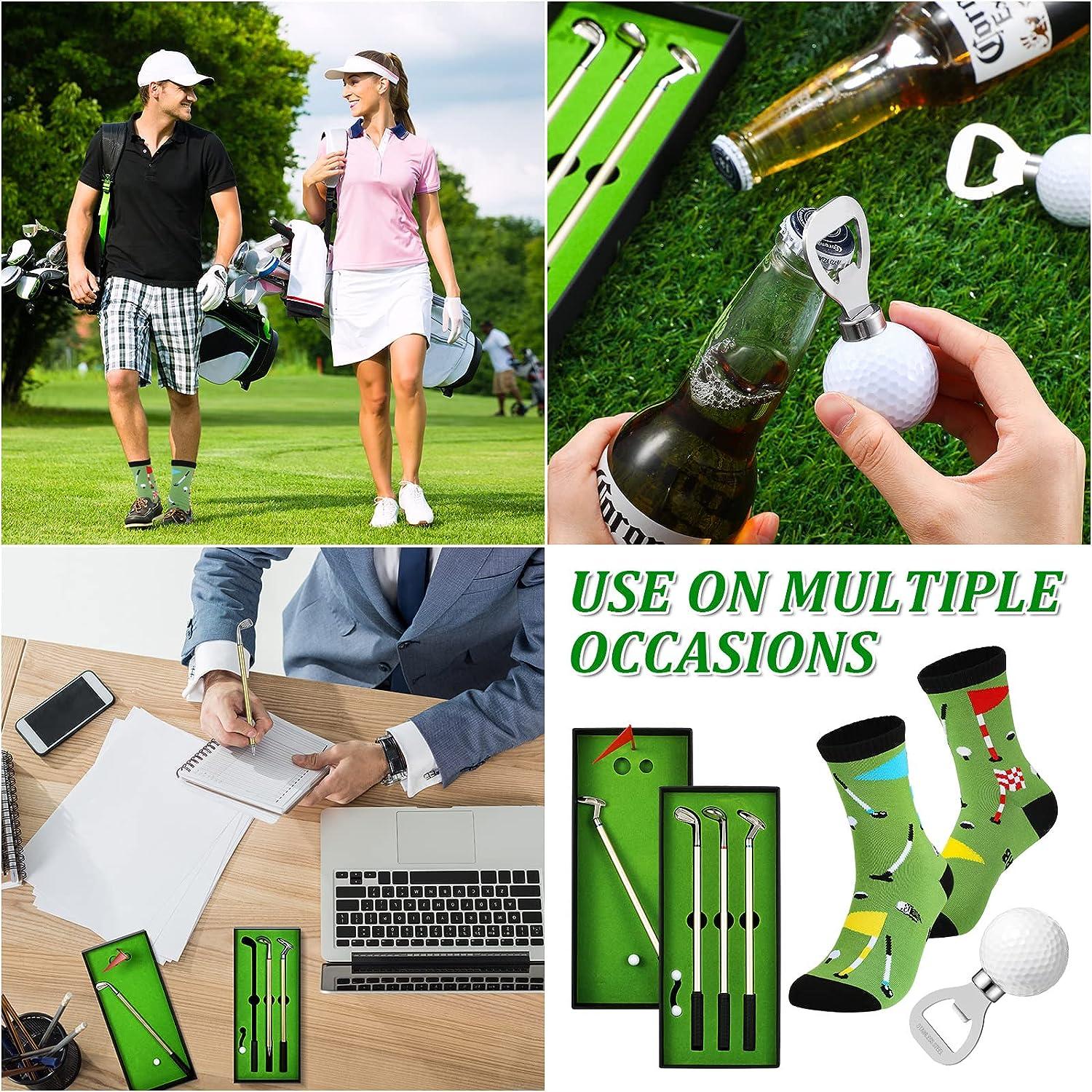 Yaomiao 3Piece Mini Golf Pen Gift Set Fun Golf Gifts for Men Cool
