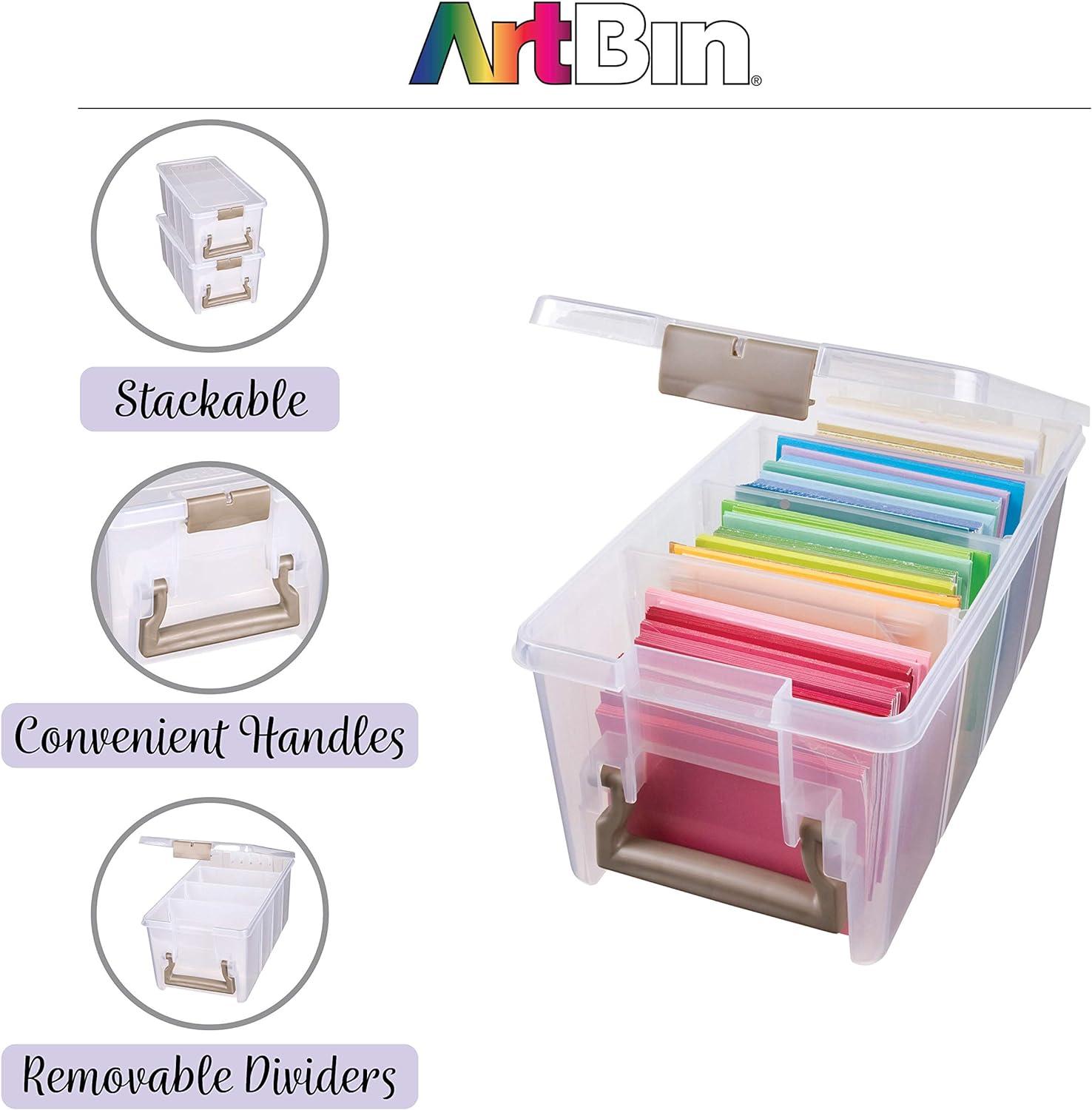 ArtBin 6925AB Semi Satchel with 3 Removable Dividers Portable Art