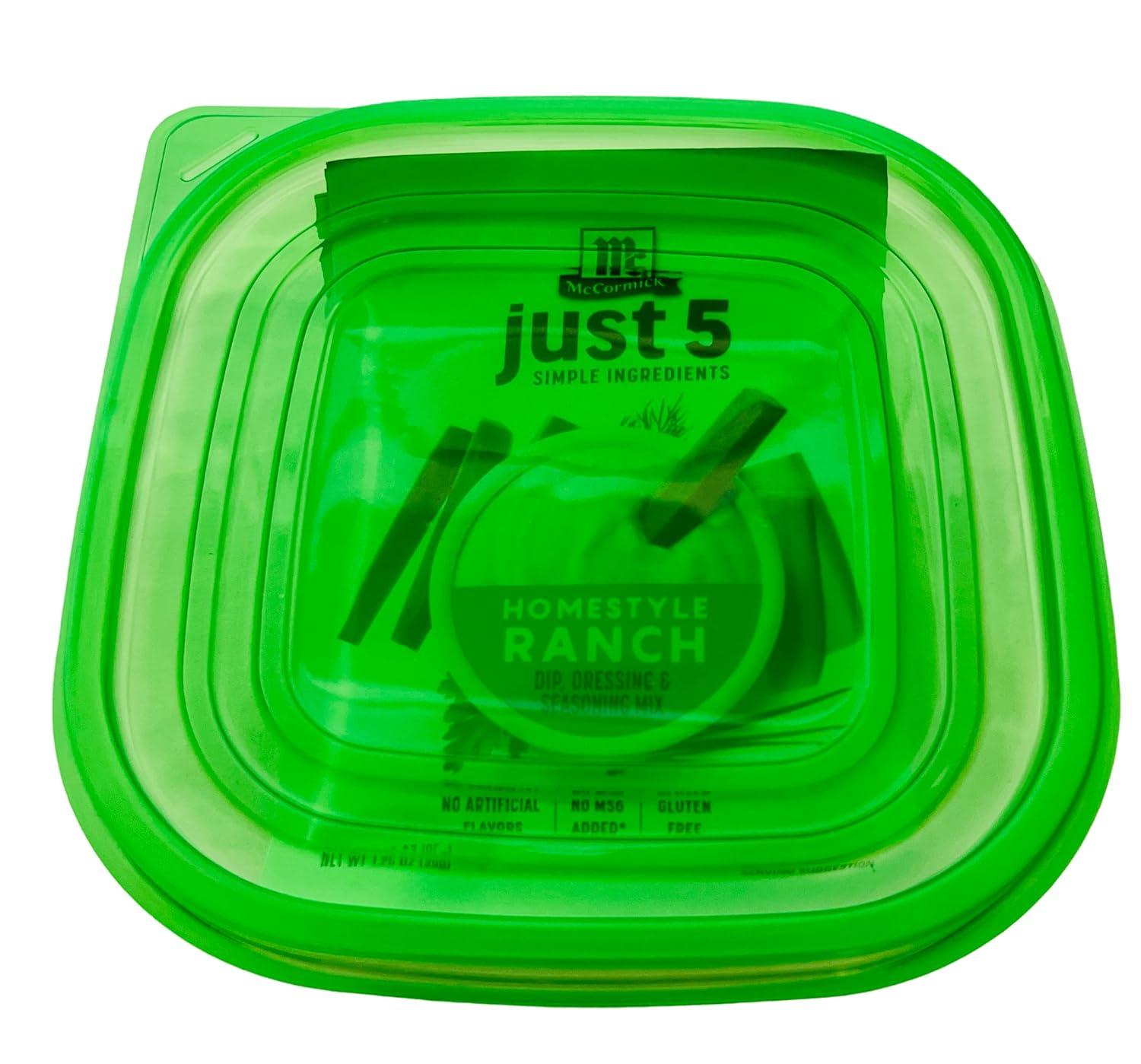 McCormick French Onion Dip & Ranch Dip / Dressing Seasoning Mix Bundle Includes 1 Packet French