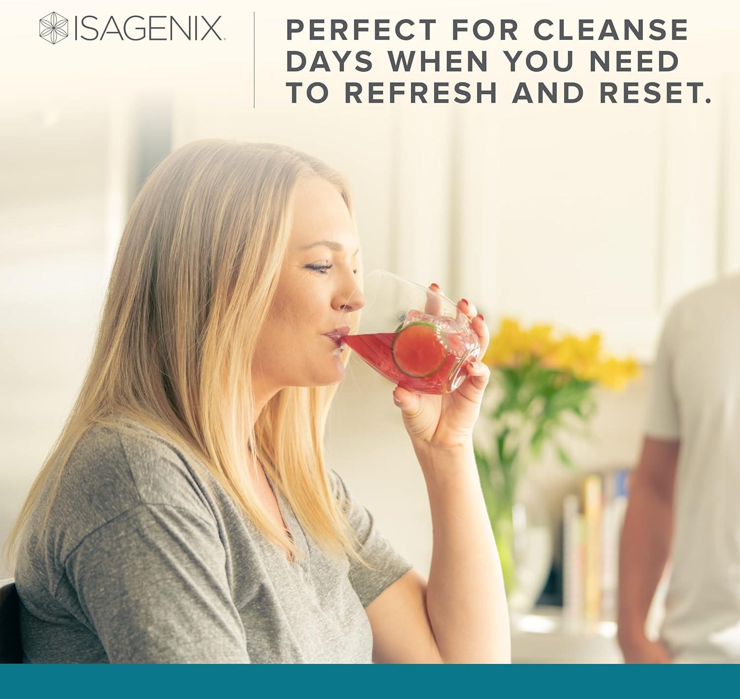 Isagenix Cleanse for Life 32oz Detox Drink Vitamin B12, Niacin