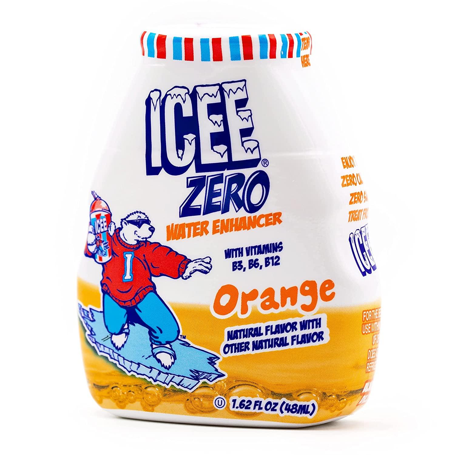ICEE Zero Calorie Orange Liquid Water Enhancer Drink Mix, Natural