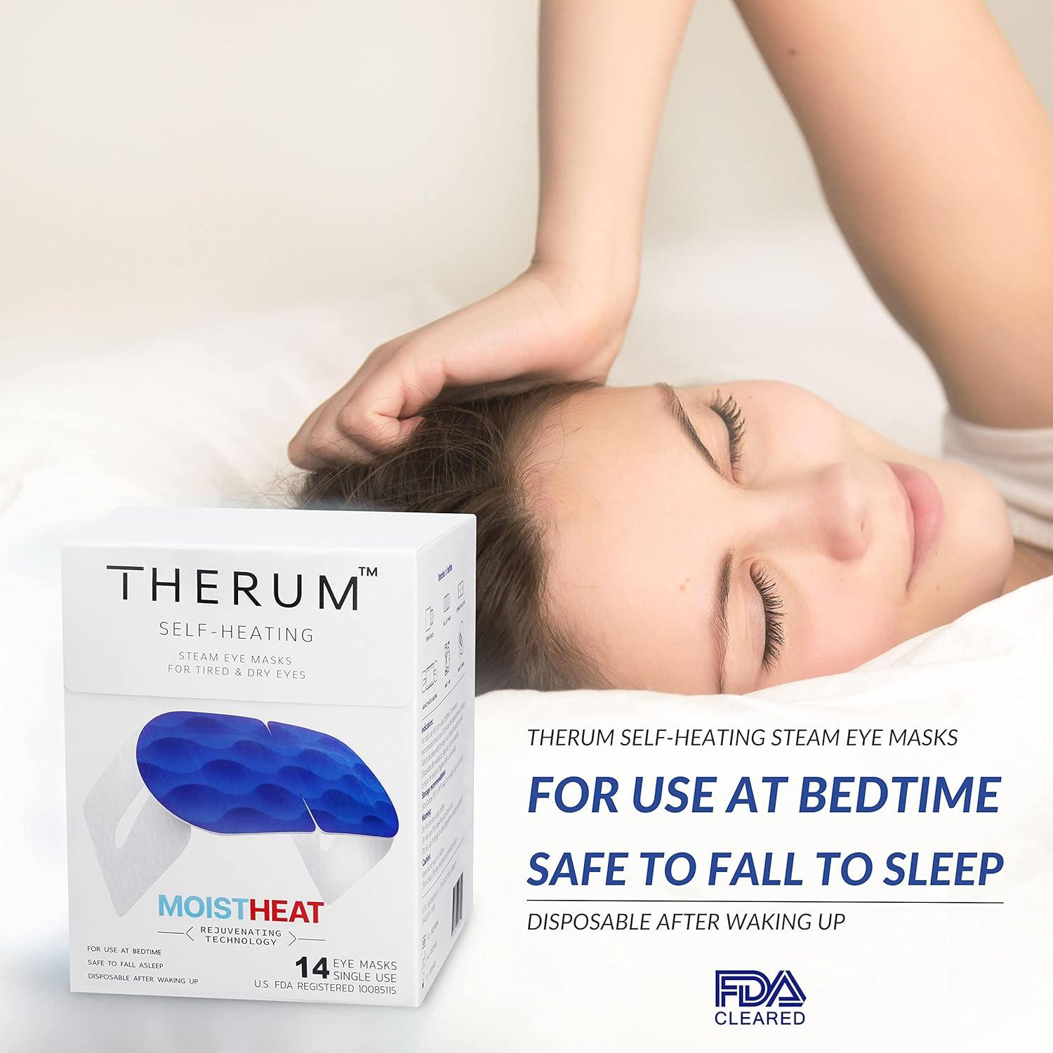 Therum FDA Cleared Medical Device Eye Mask for Tired & Dry Eyes MGD