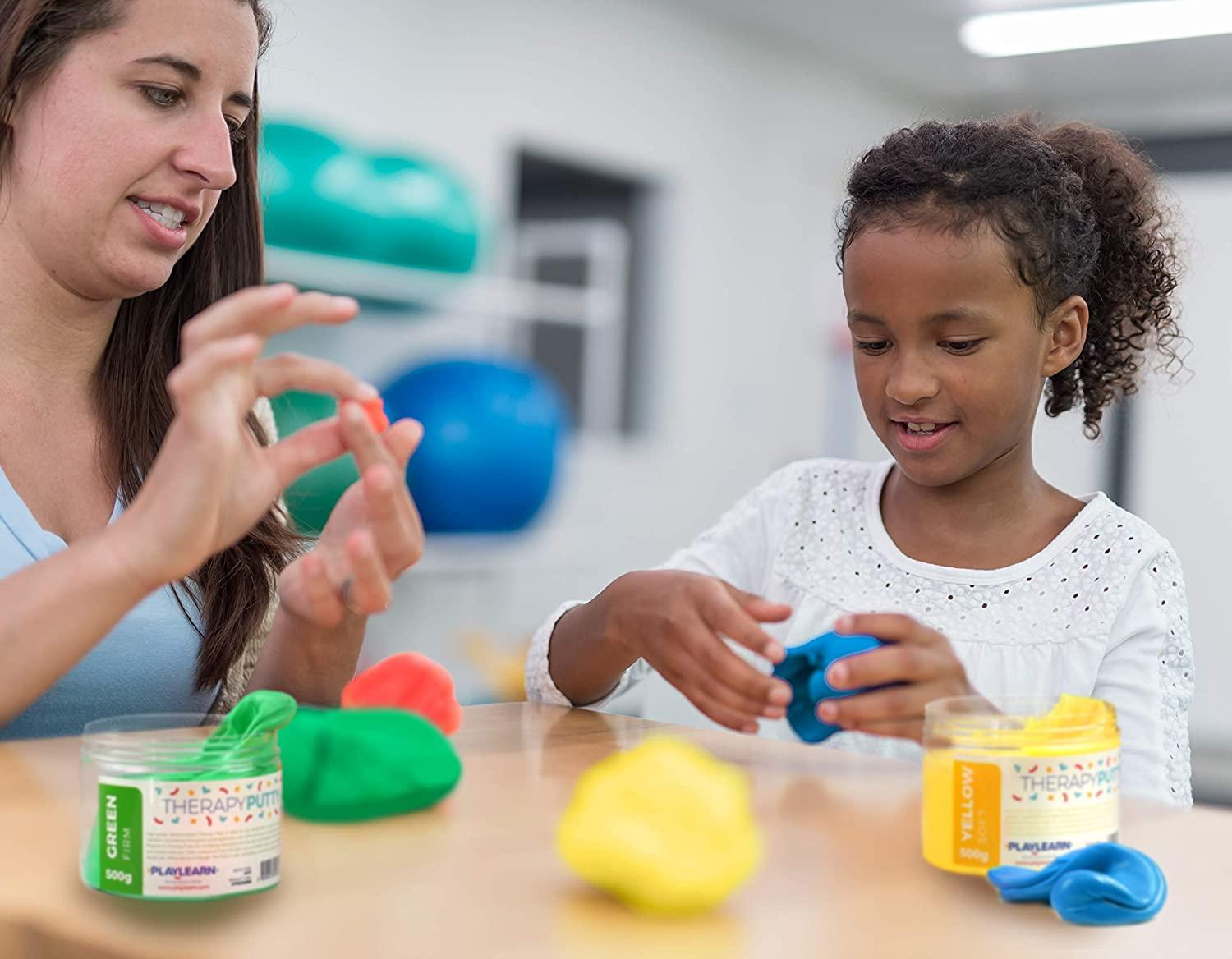 Playlearn Therapy Putty Set Stress Putty for Kids and Adults Soft