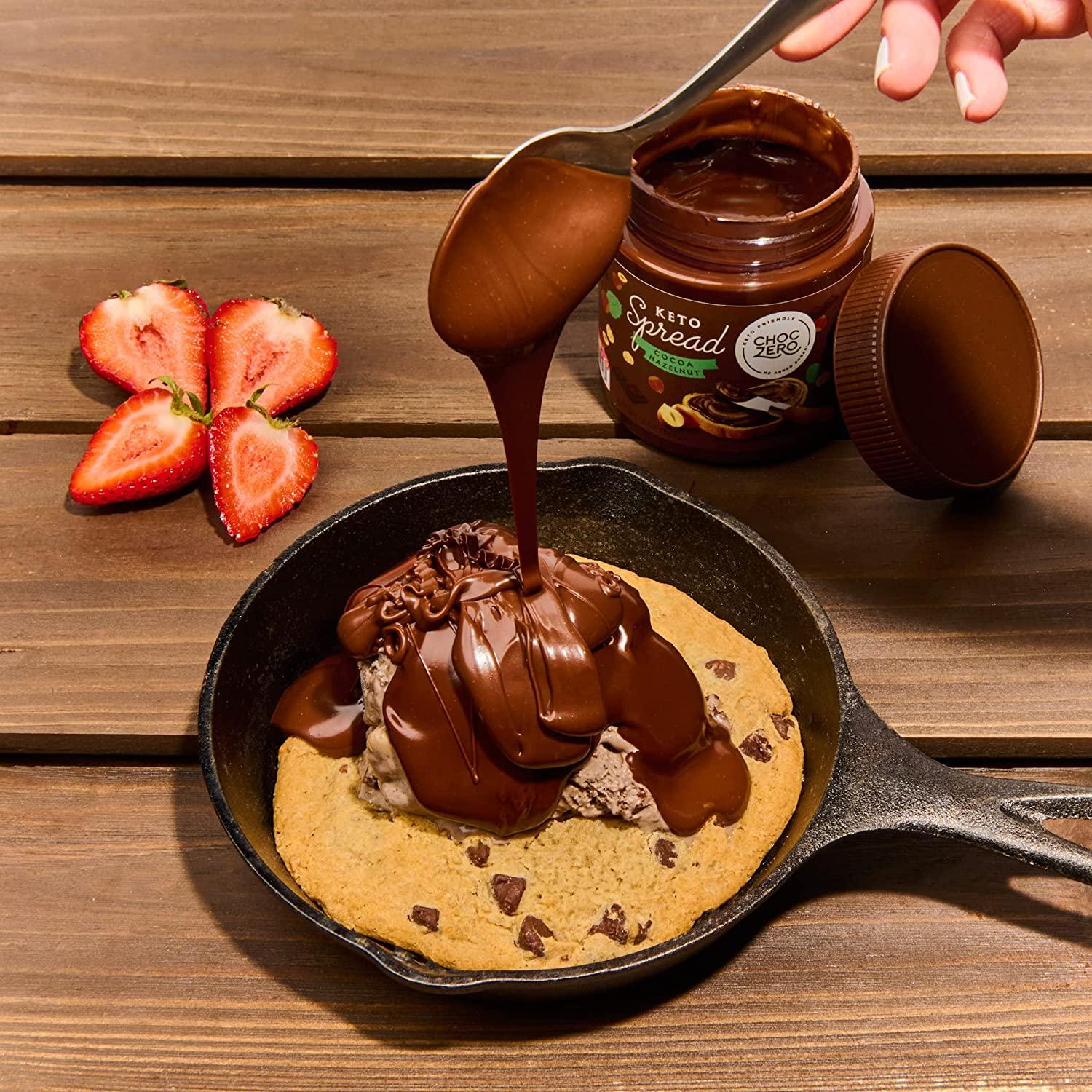 ChocZero Keto Chocolate Hazelnut Spread 12 oz SugarFree & LowCarb
