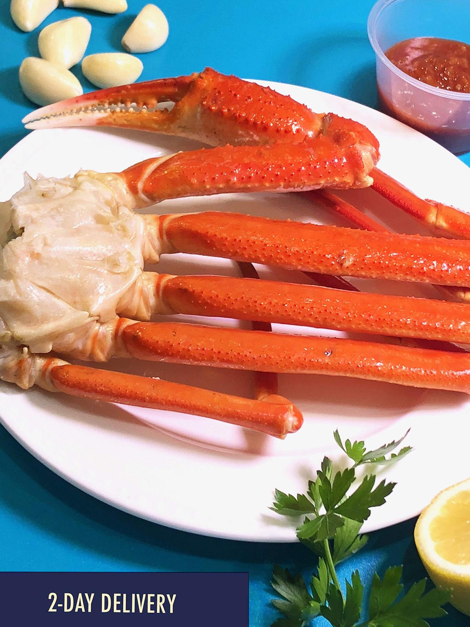 Premium Ocean's Finest Snow Crab Legs (Large) 3 LB's Fresh Seafood Delivered