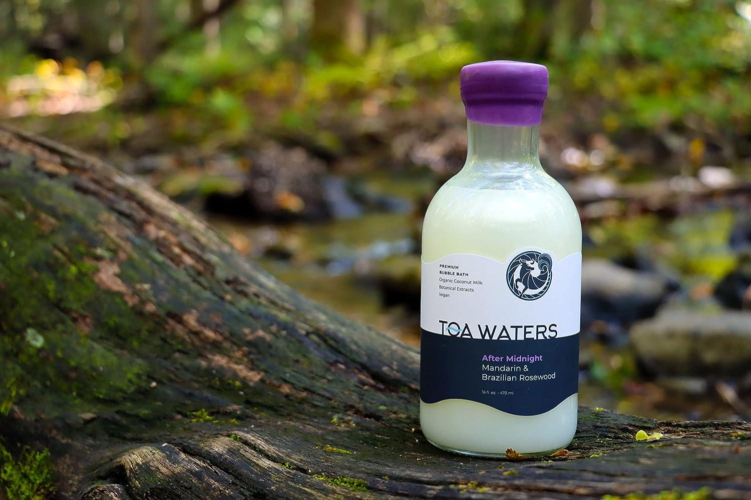 After Midnight Milk Bubble Bath Dark Spices & Citrus Zest by TOA Waters Creamy Milk Bubble