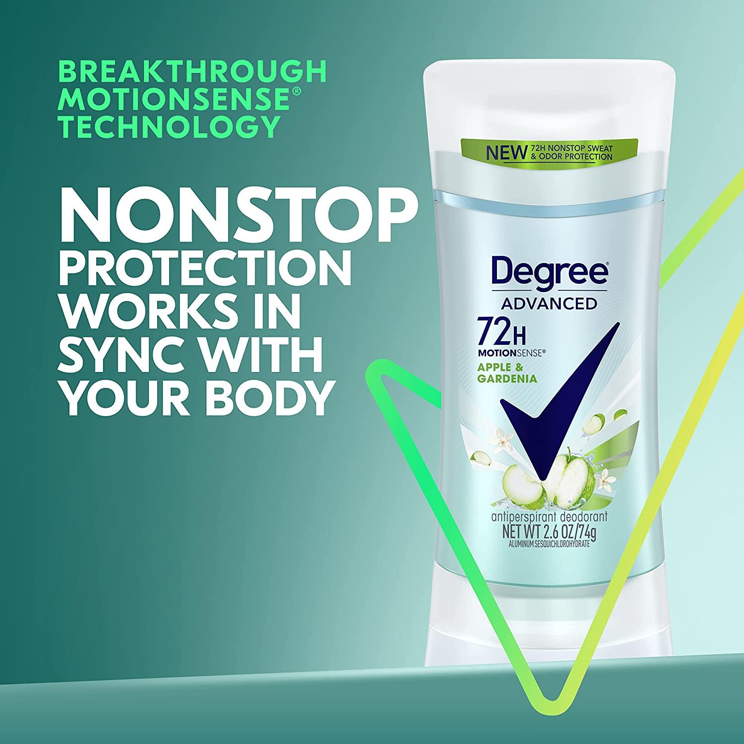 Degree Advanced Antiperspirant Deodorant 72Hour Sweat & Odor