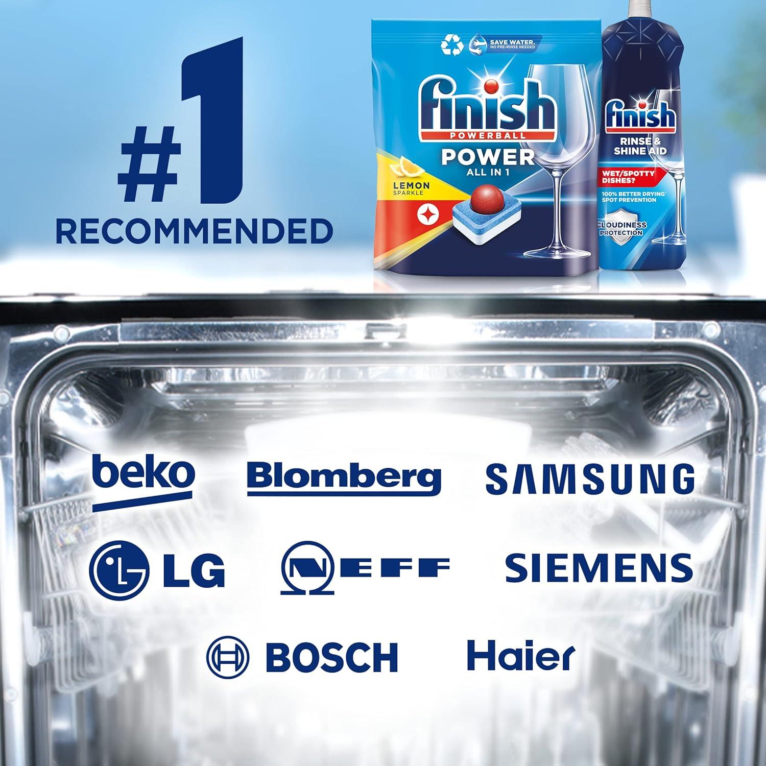 Finish All in 1 Max Dishwasher Tablets Original 80 Tablets 80 Count (Pack of 1)