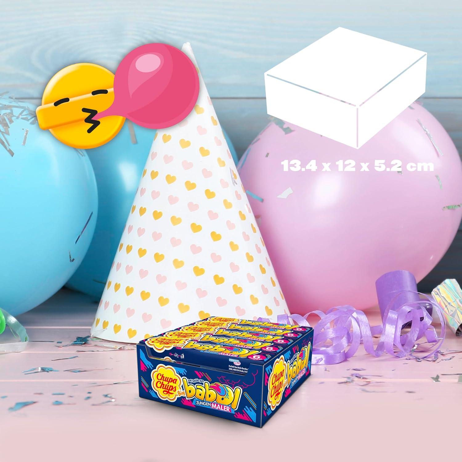 Chupa Chups Big Babol Bubble Gum, Blue Raspberry 20 X 6 Piece - View #8