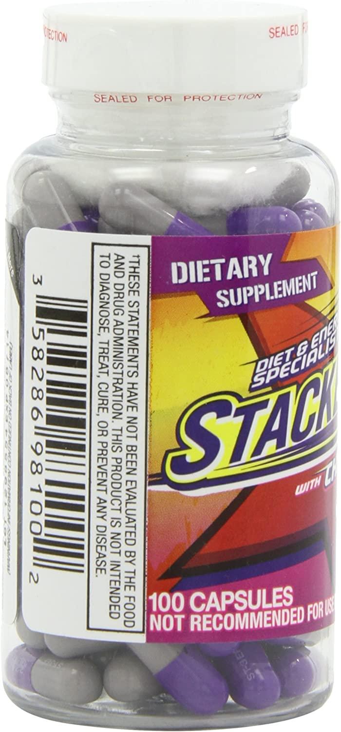 Stacker 3 Metabolizing Fat Burner with Chitosan, Capsules, 100Count Bottle