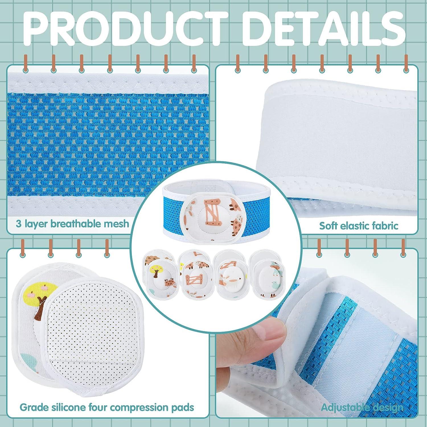 Sosation 2 Sets Baby Umbilical Hernia Belt Adjustable Infant Belly