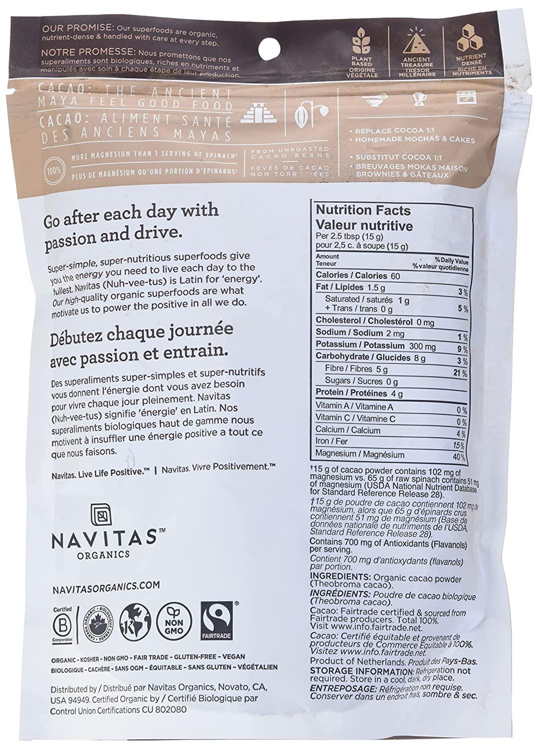 Navitas hotsell cacao powder