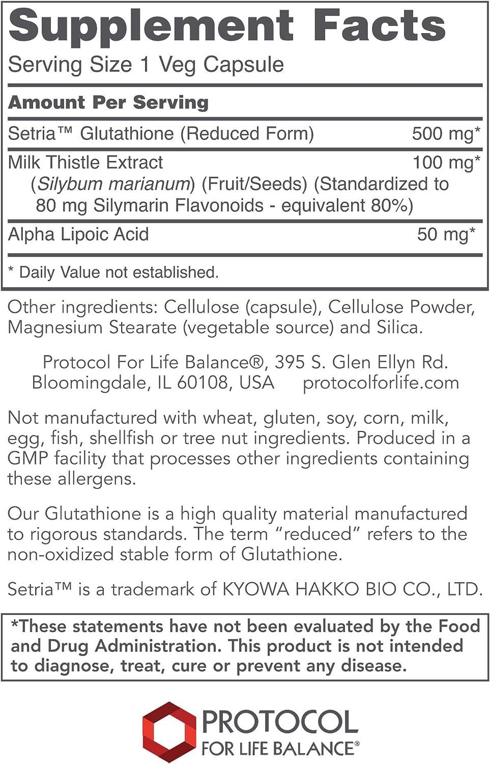 glutathione and milk thistle alpha lipoic acid L-Glutathione Liposomal Capsules 1000mg Skin Whitening Detox Anti-Aging main image 0