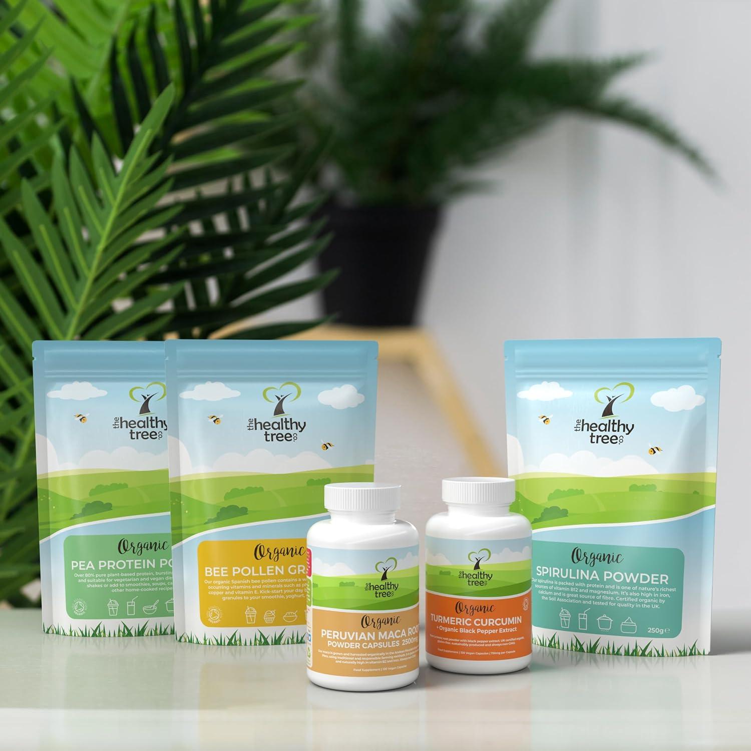 Organic Chlorella Powder by TheHealthyTree Company for Juices and