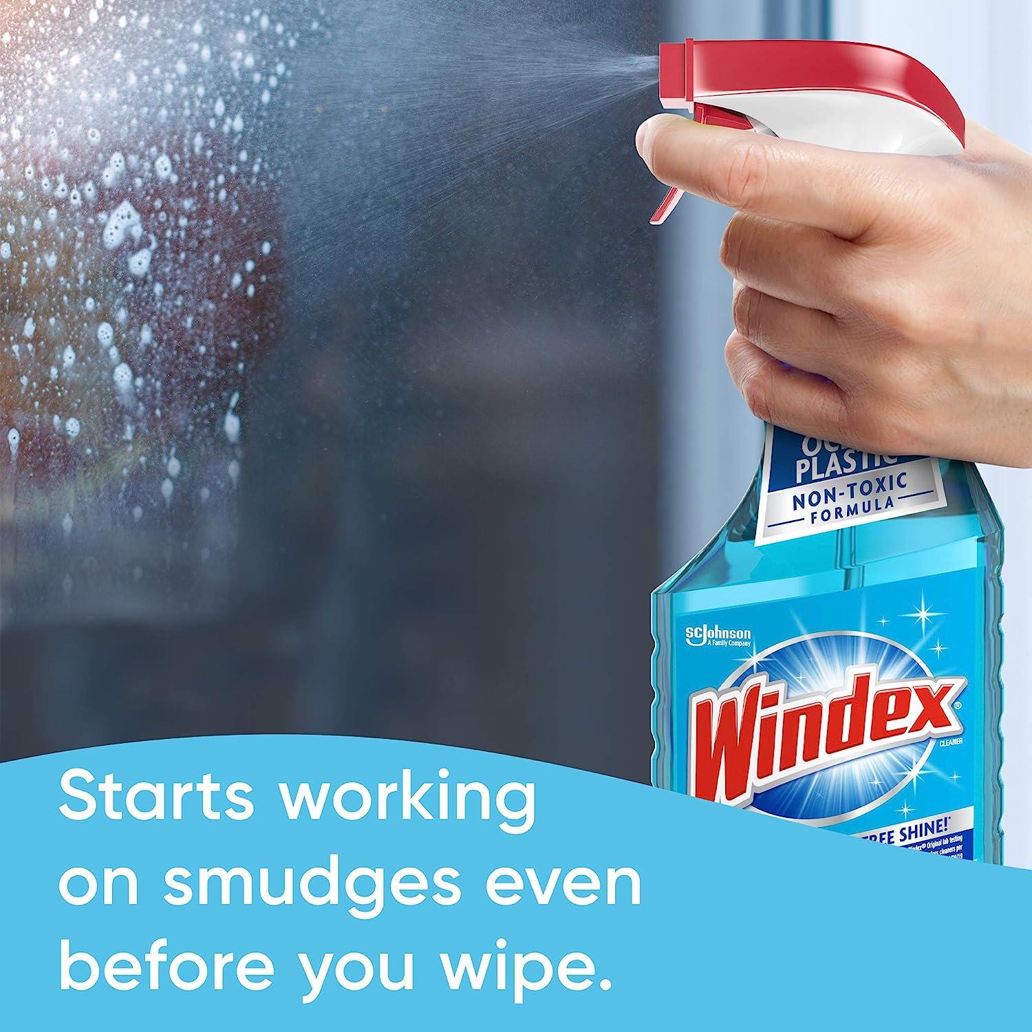  Windex Glass Cleaner Refill, Vinegar, 2 Liter Bundle