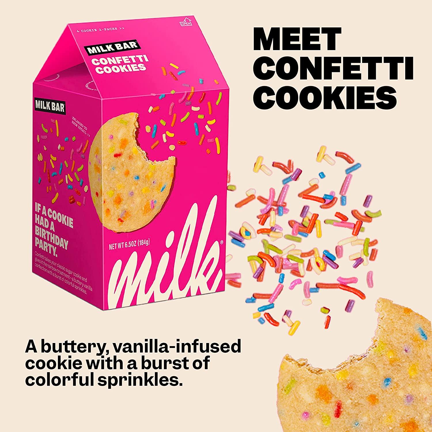 MILK BAR Cookie Variety Pack Sweet n' Fruity Trio 3 Boxes, 8