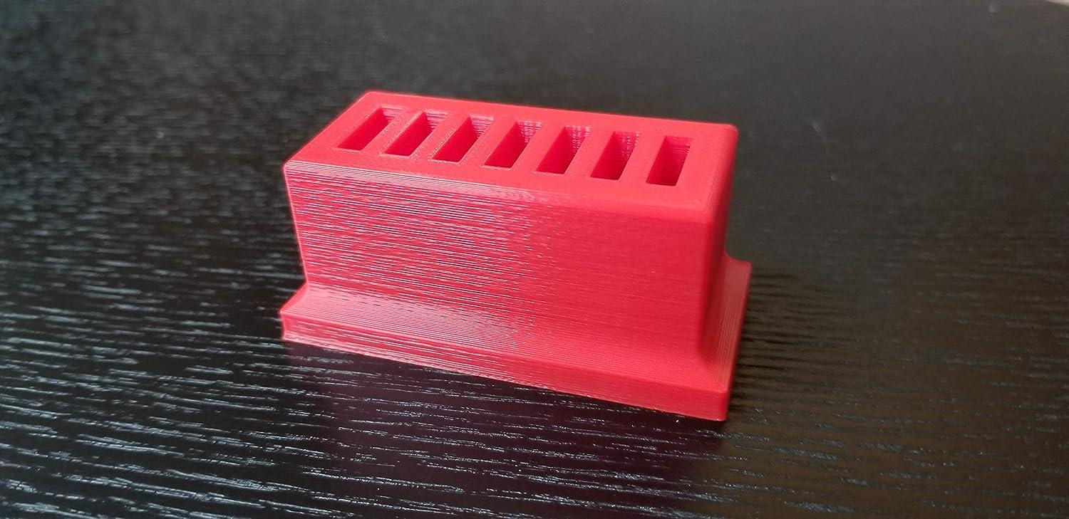 Eye Drops Vial Holder Red Holds 7 Singleuse Disposable Vials