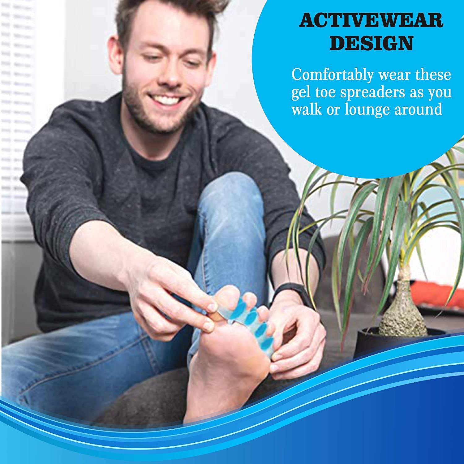 (5 Pair) Toe Separators, Spacers, Straightener, Stretcher, Spreader