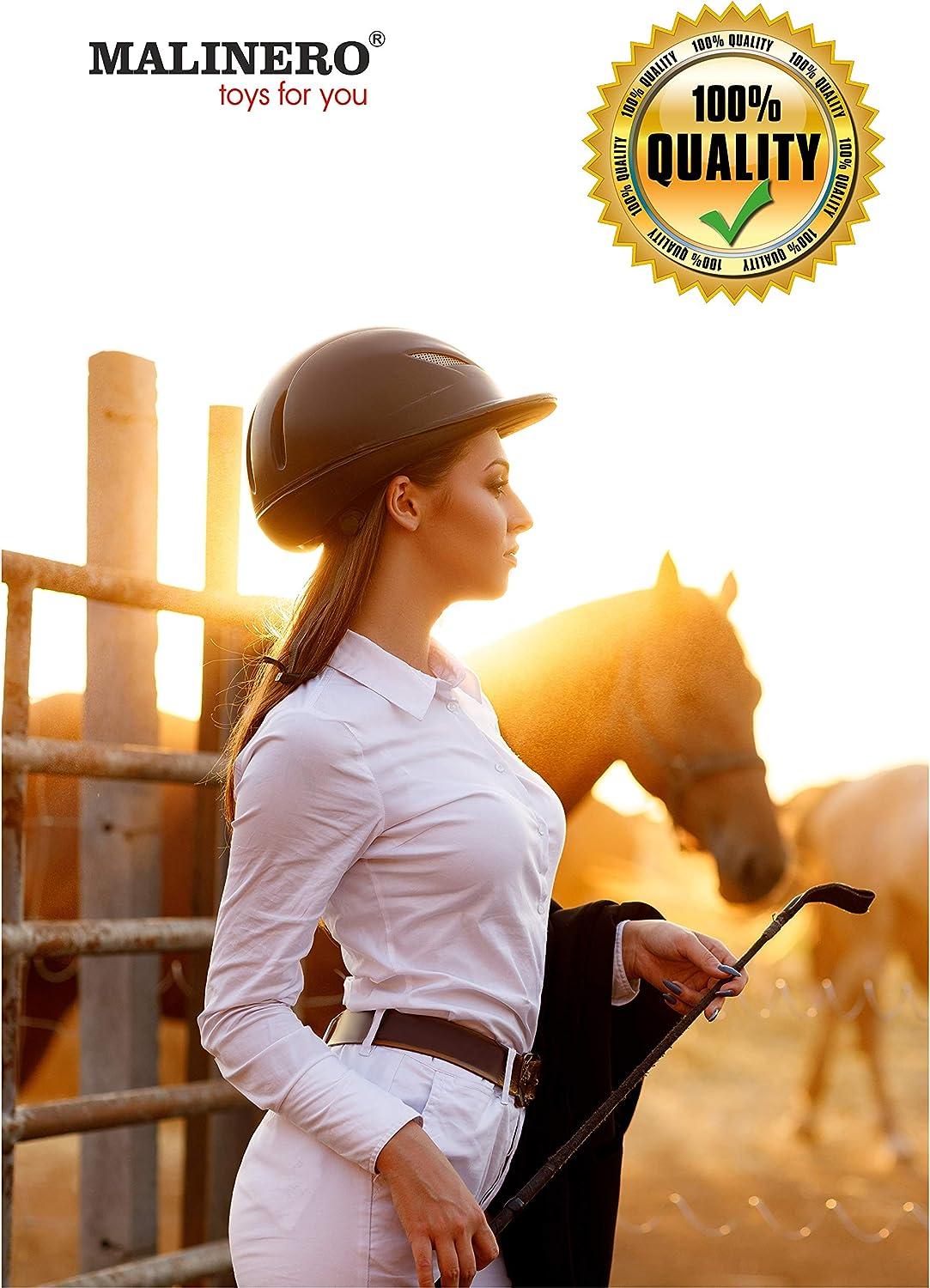 Genuine Leather Black Riding Crop for Horses Equestrian English