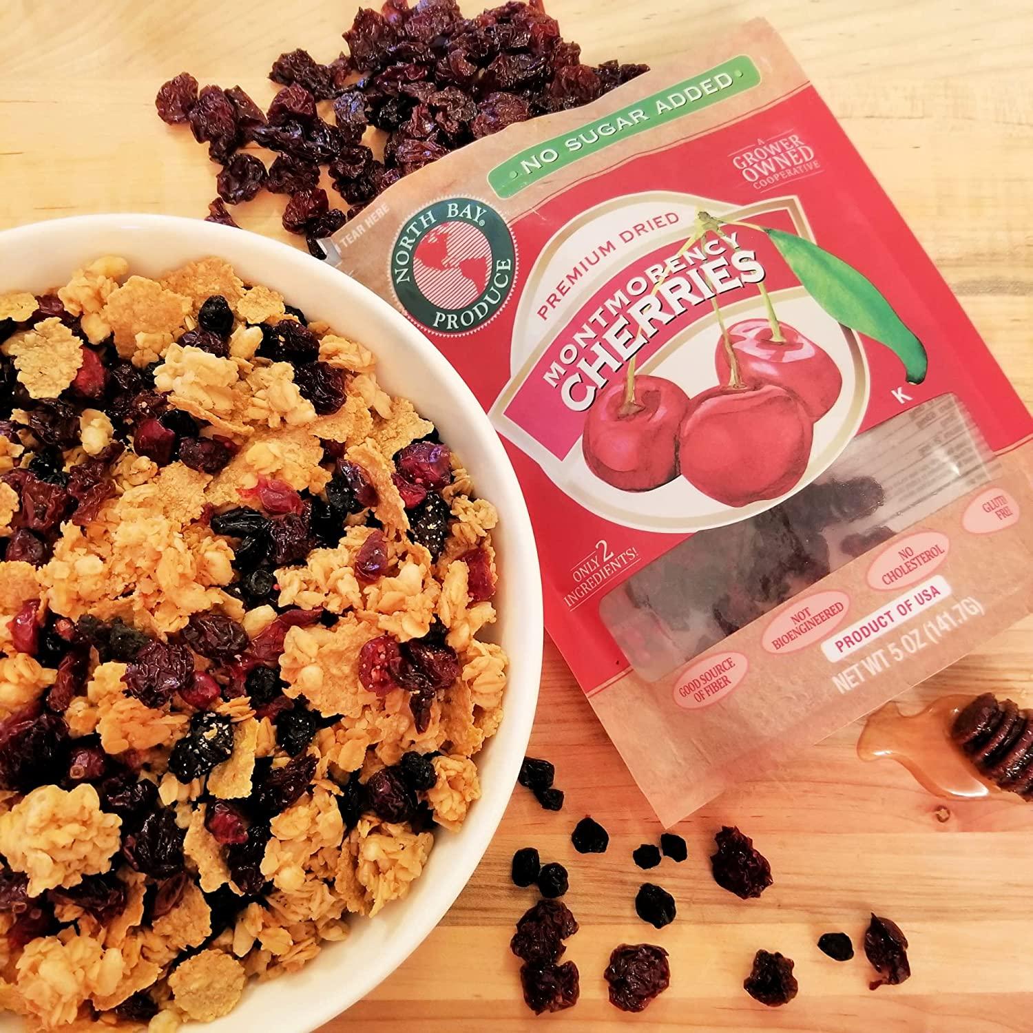 North Bay Produce Dried Unsweetened Cherries 5oz Gluten Free, Vegan
