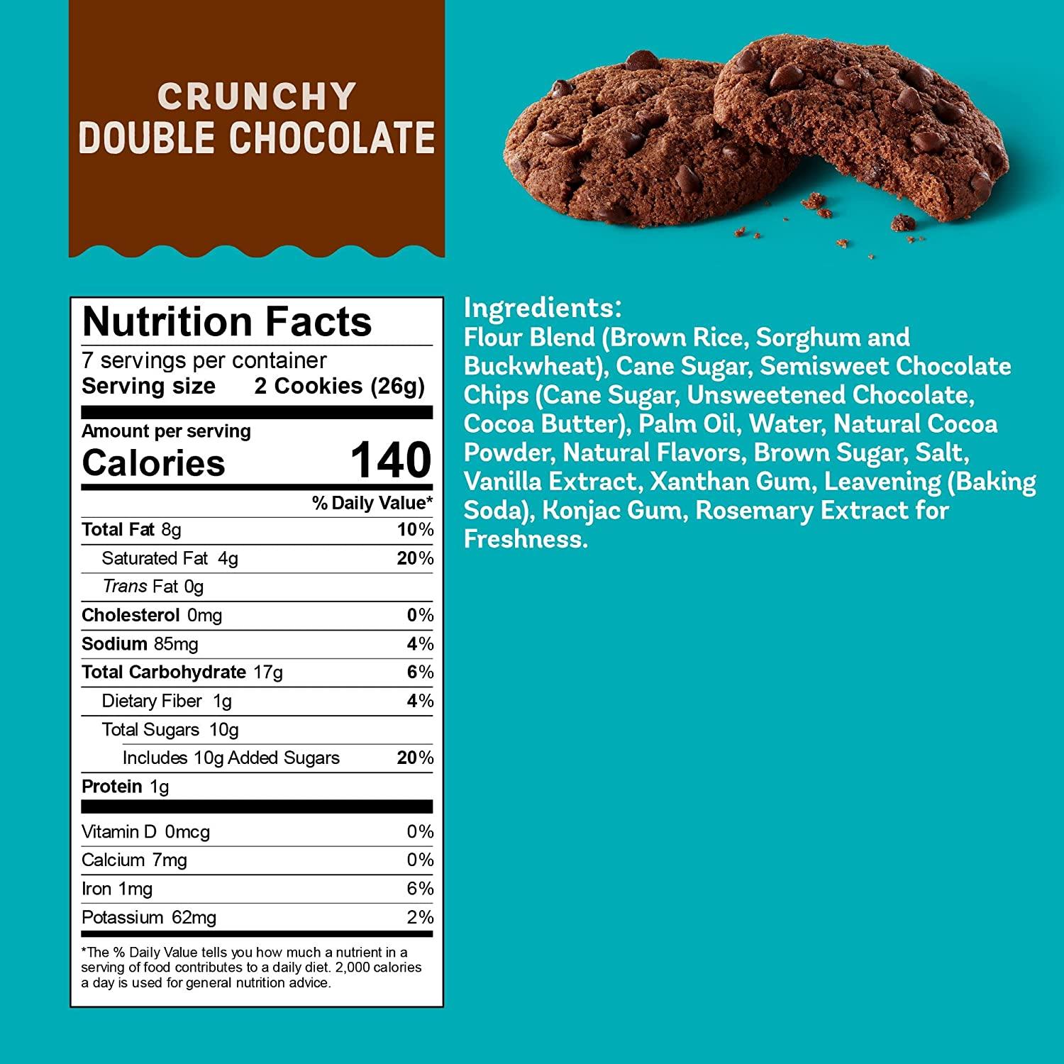 Enjoy Life Double Chocolate Crunchy Cookies Nut, Soy, Dairy, Gluten