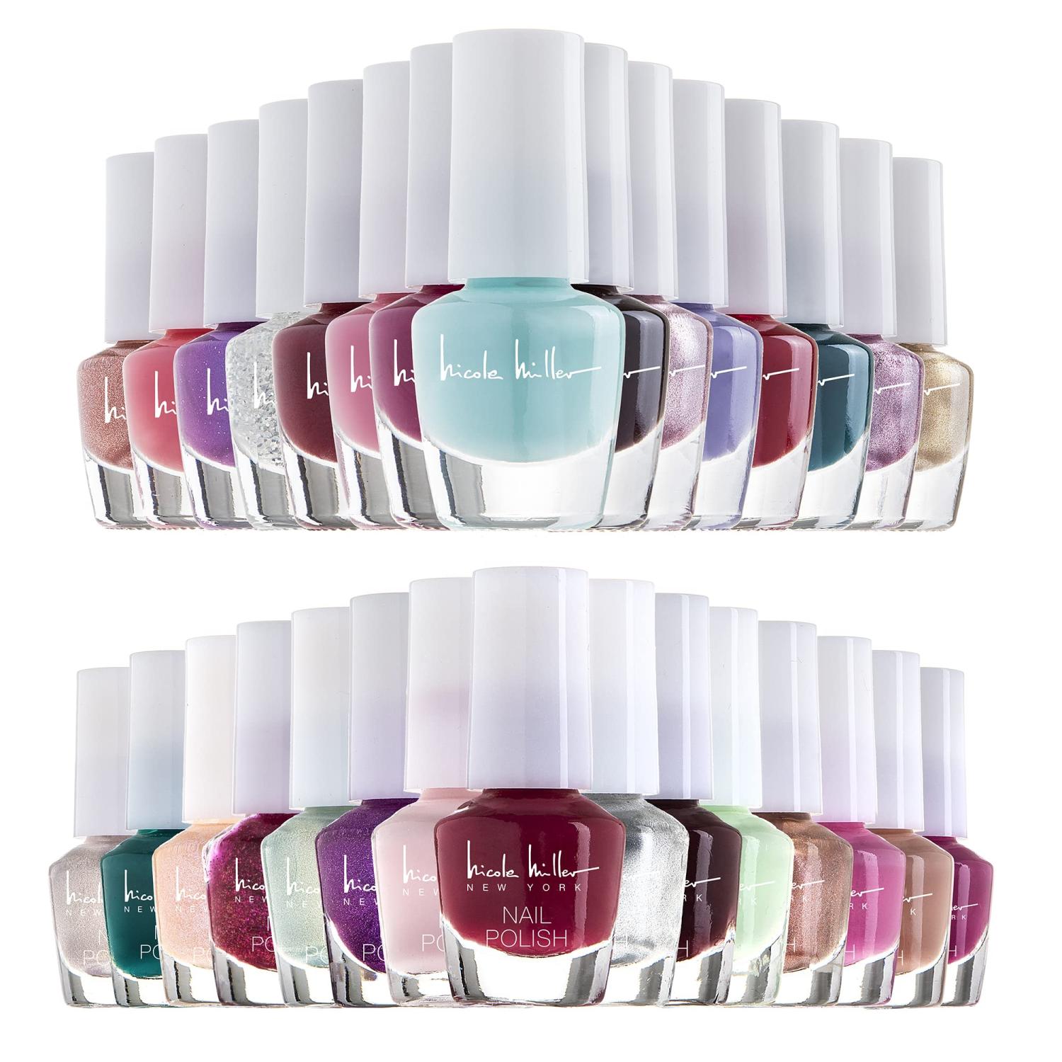 Nicole Miller Mini Nail Polish Set 30 MINI Nail Polish Colors