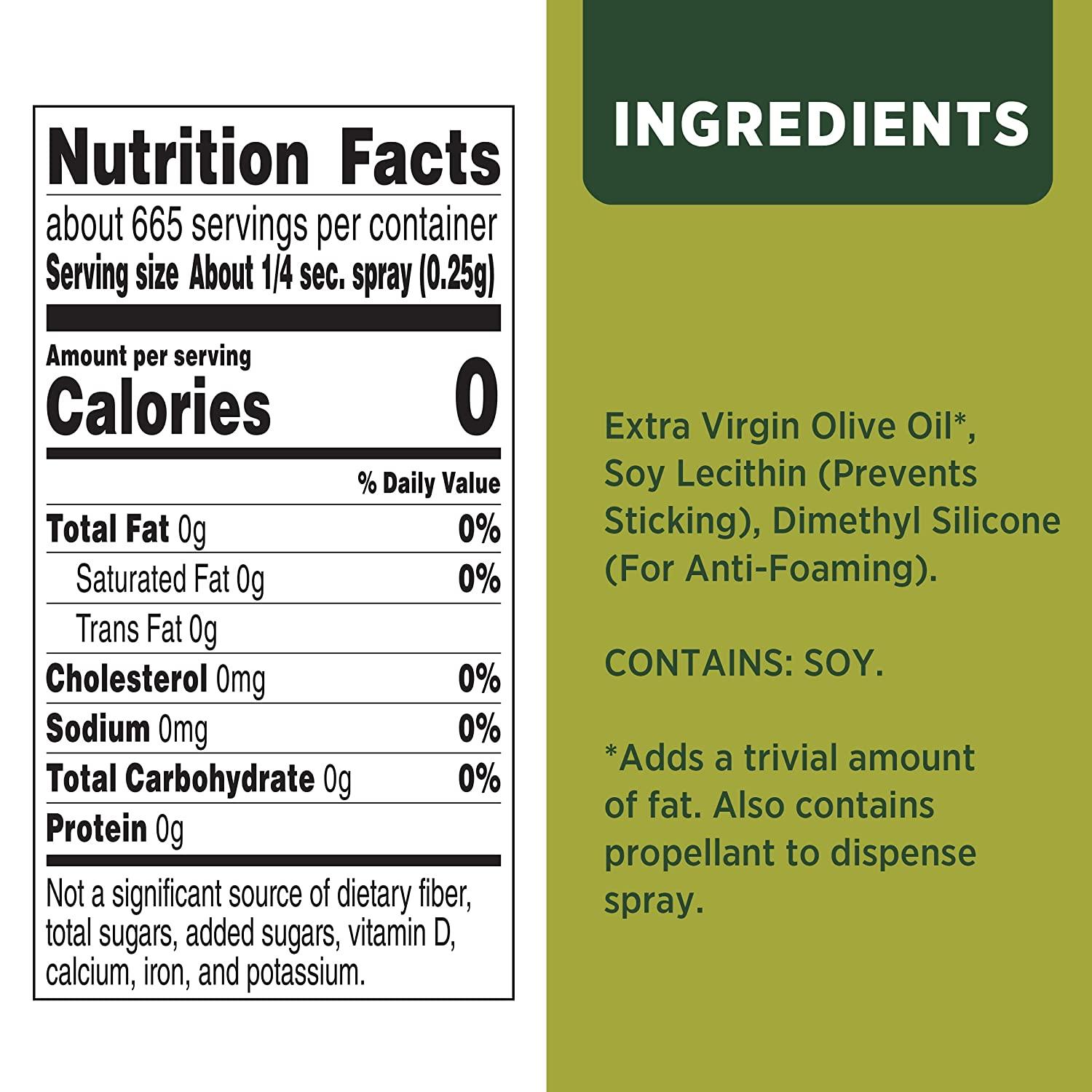 PAM Olive Oil Cooking Spray, 7 oz