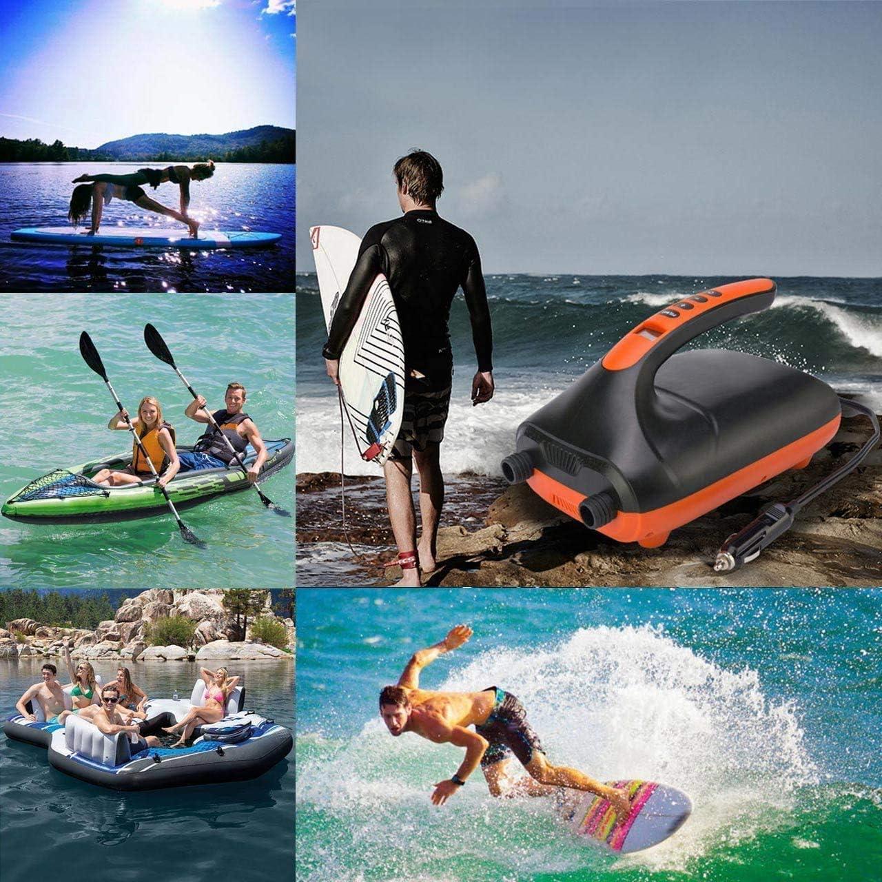 20PSI High Pressure SUP Air Pump Dual Stage Inflation/Deflation, 12V