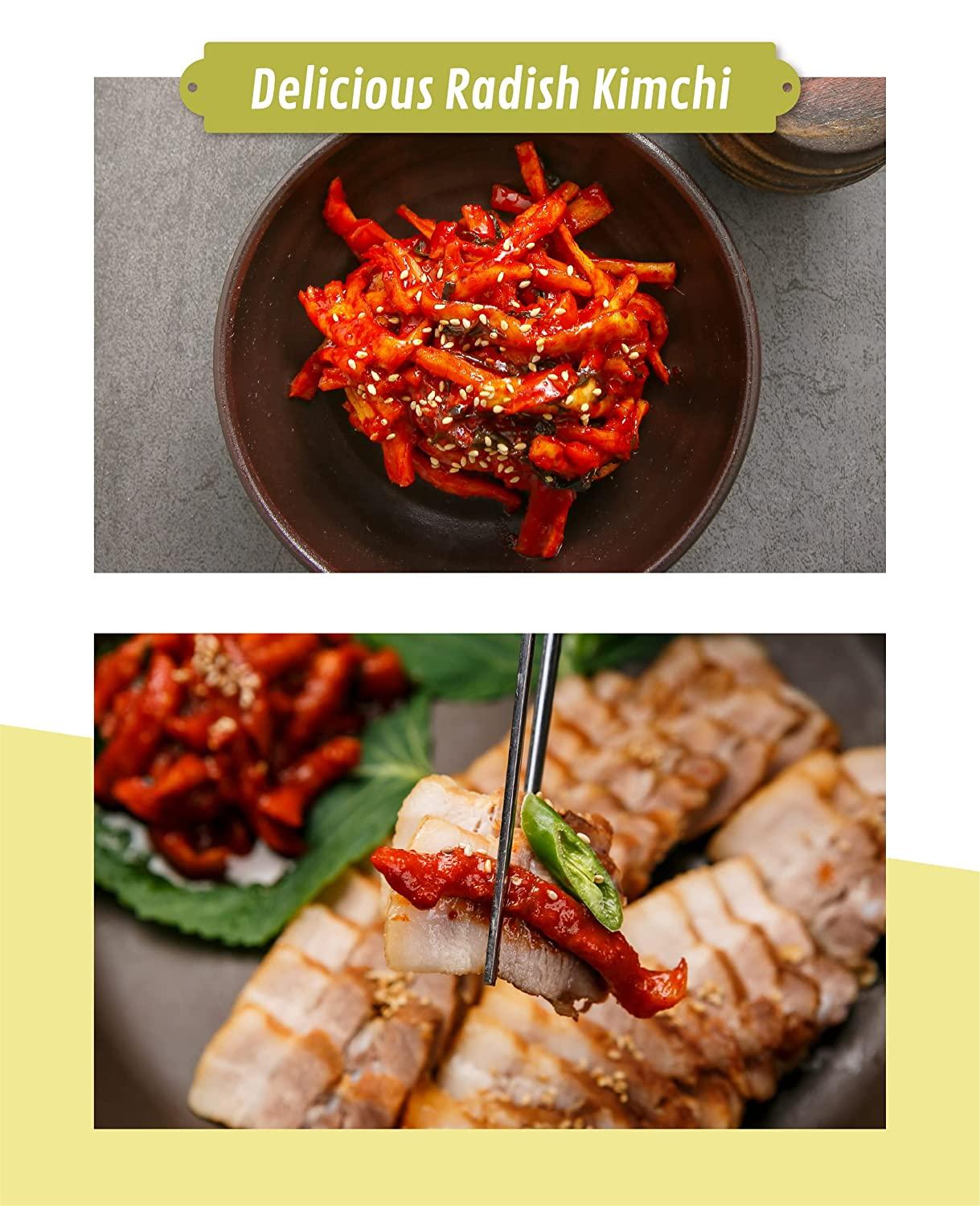 Korean Premium Dried & Sliced Daikon Radish 6 Ounce from Jeju Island