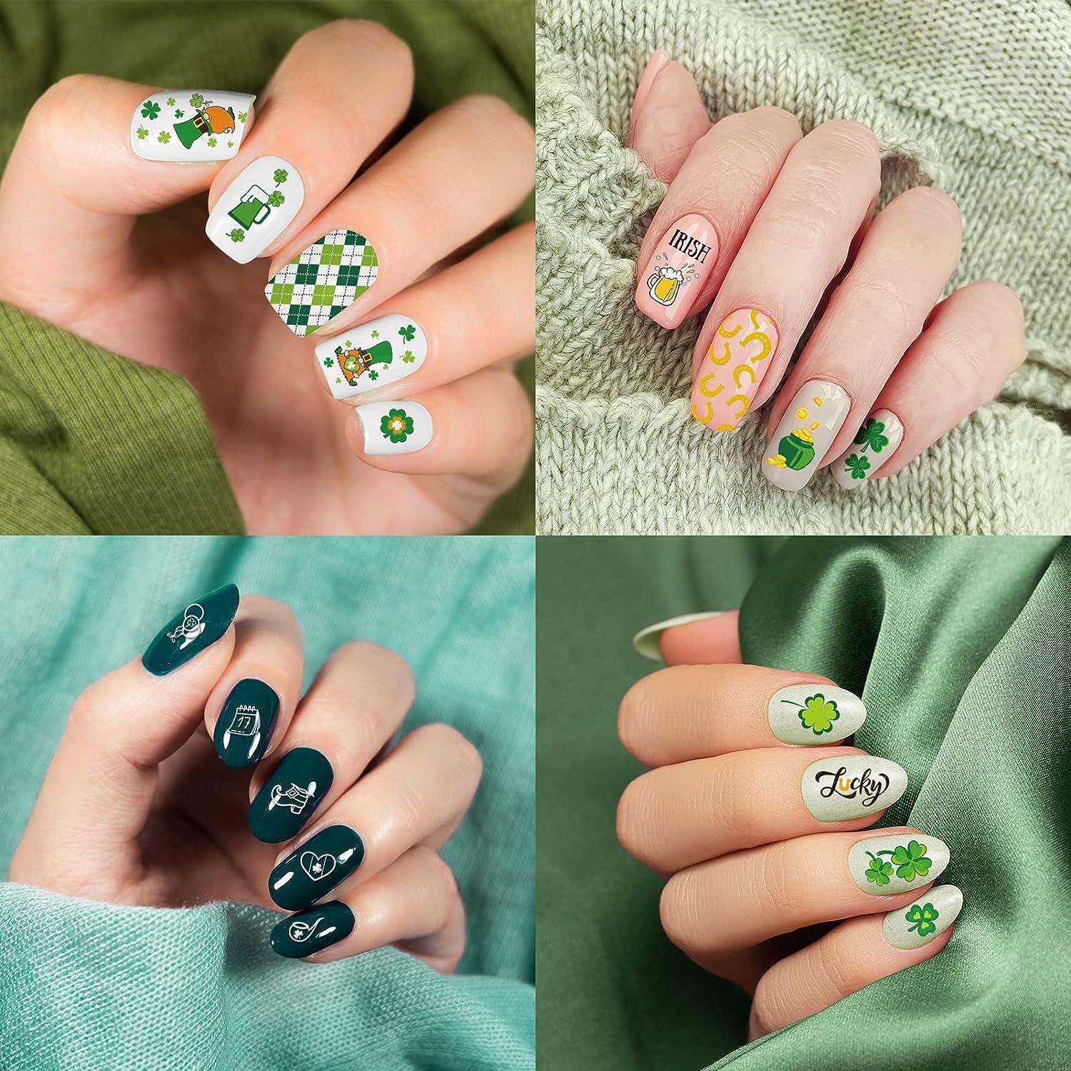 10 St. Patrick's Day Nail Ideas to Wear in March 2024 ☘️