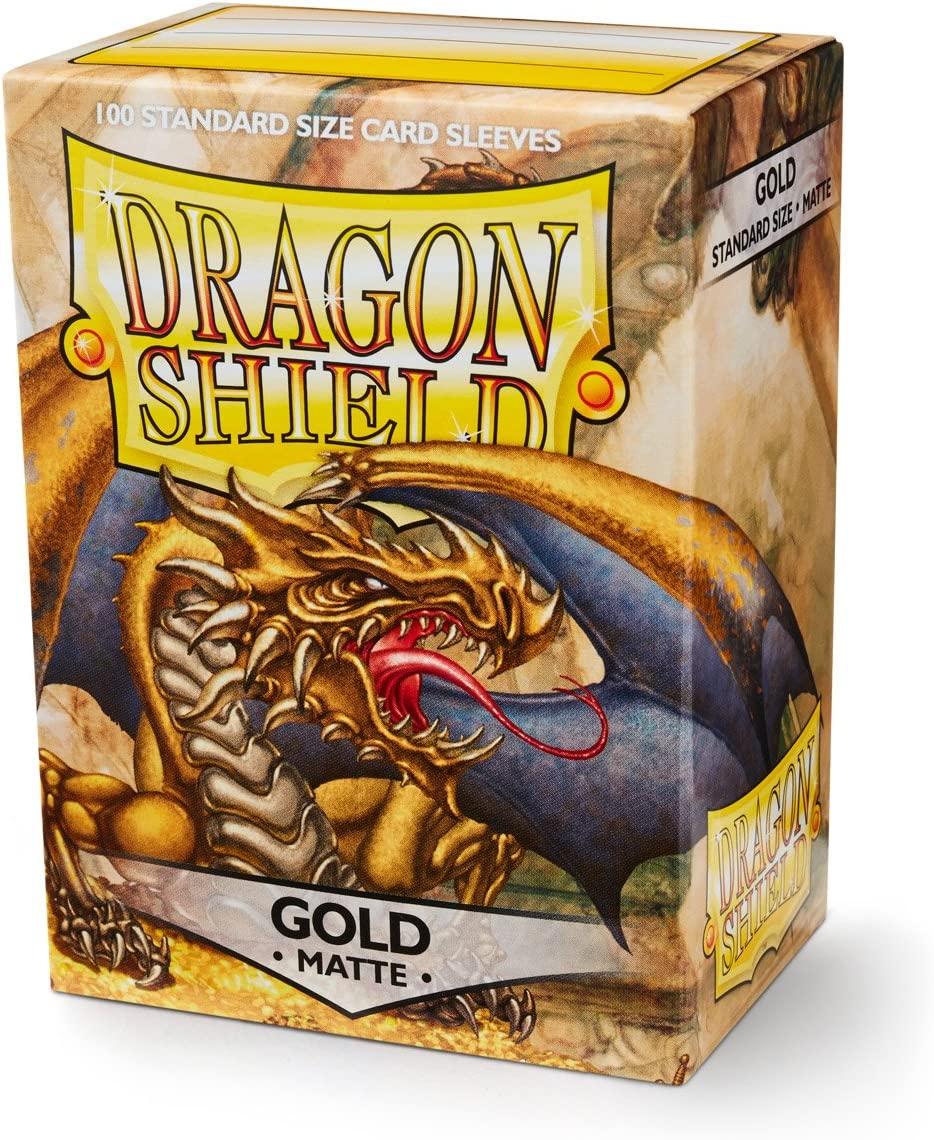 Arcane Tinman Dragon Shield Standard Size Sleeves - Matte Gold 100CT |  Smooth & Tough Card Sleeves for Pokemon, Yugioh, MTG - Buy Now! | Buy Now  with Express International Delivery | GoSupps.com
